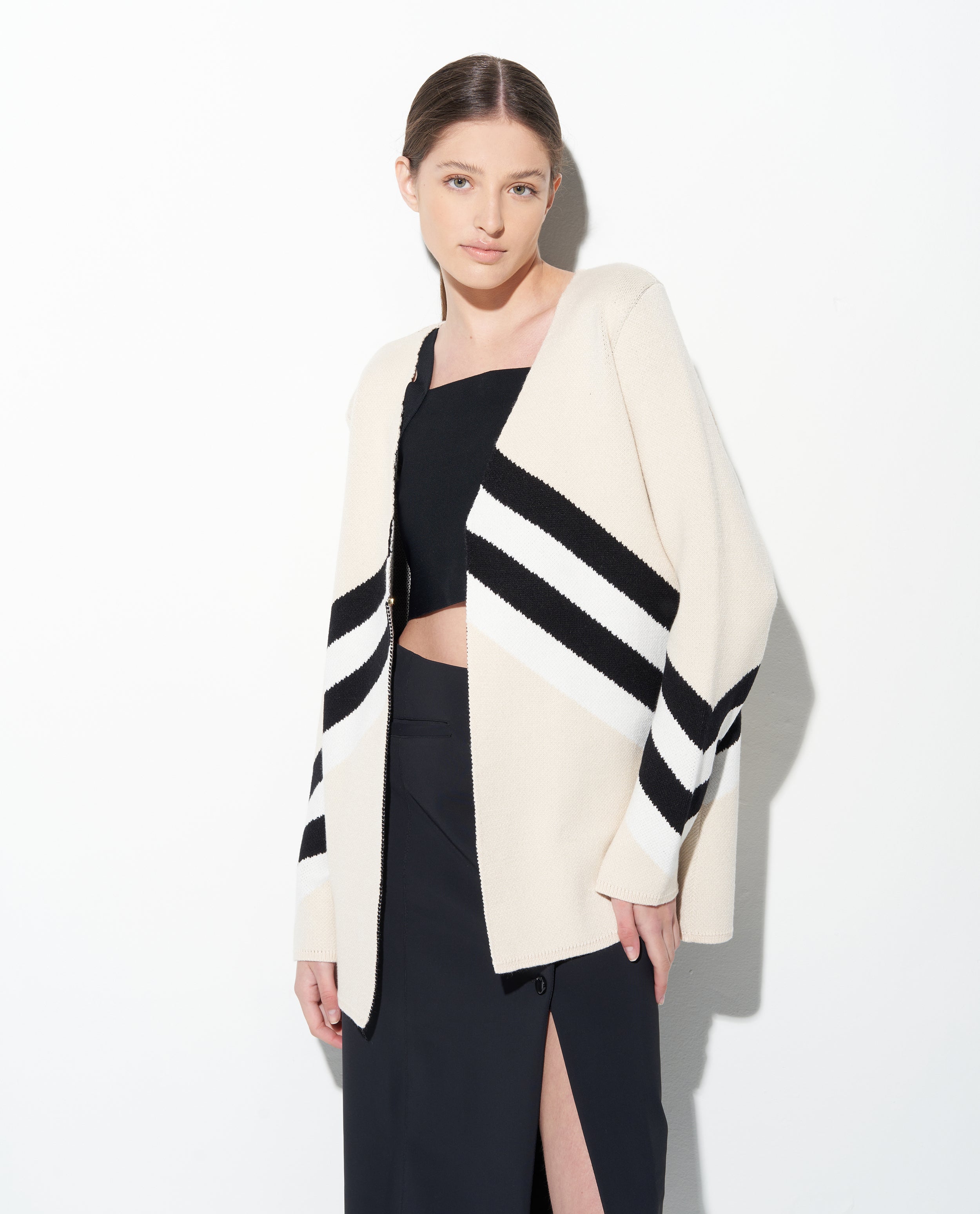 Casaco Lafort Alongado Lessie Tricot