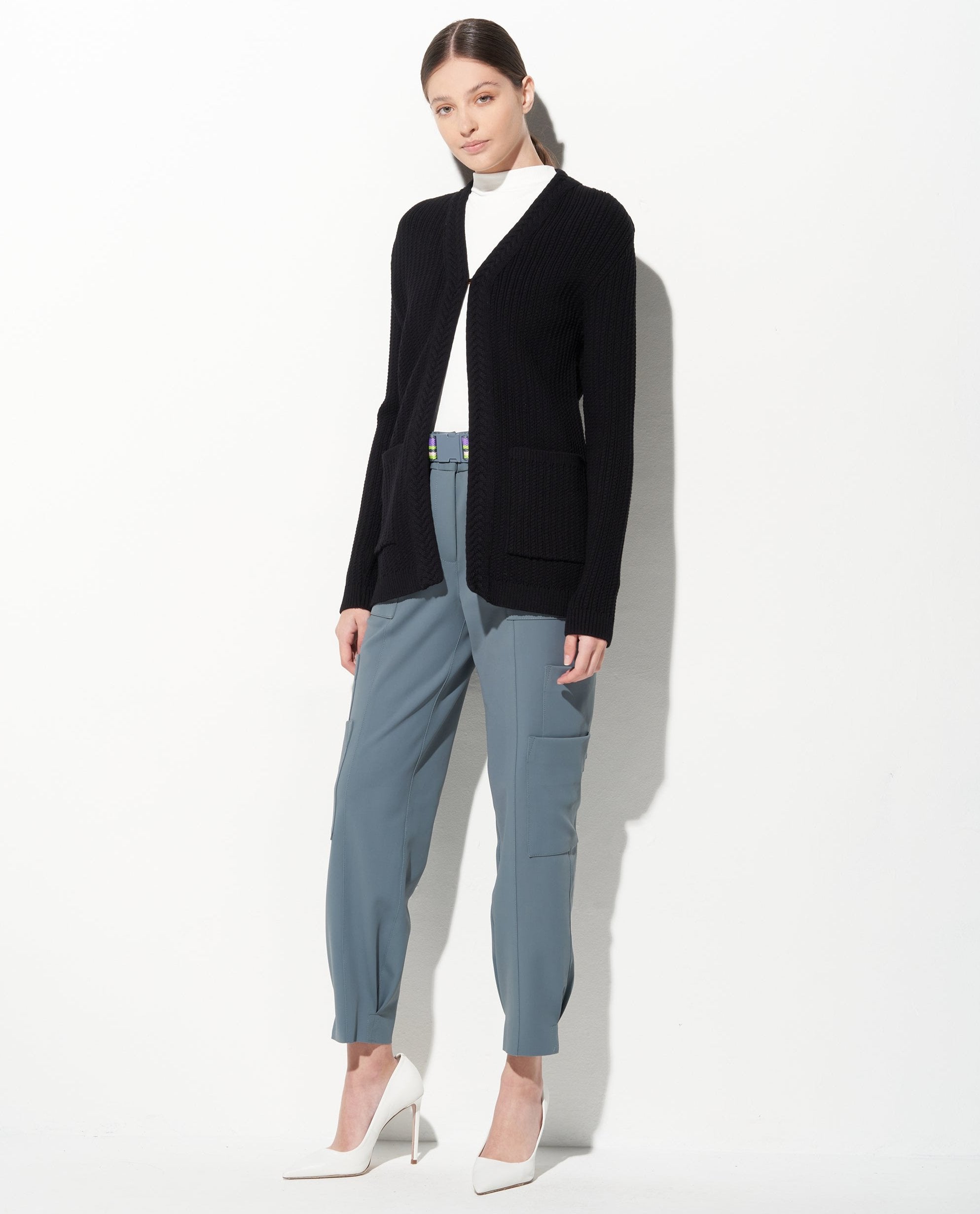 Cardigan Lafort Alongado Madu Tricot