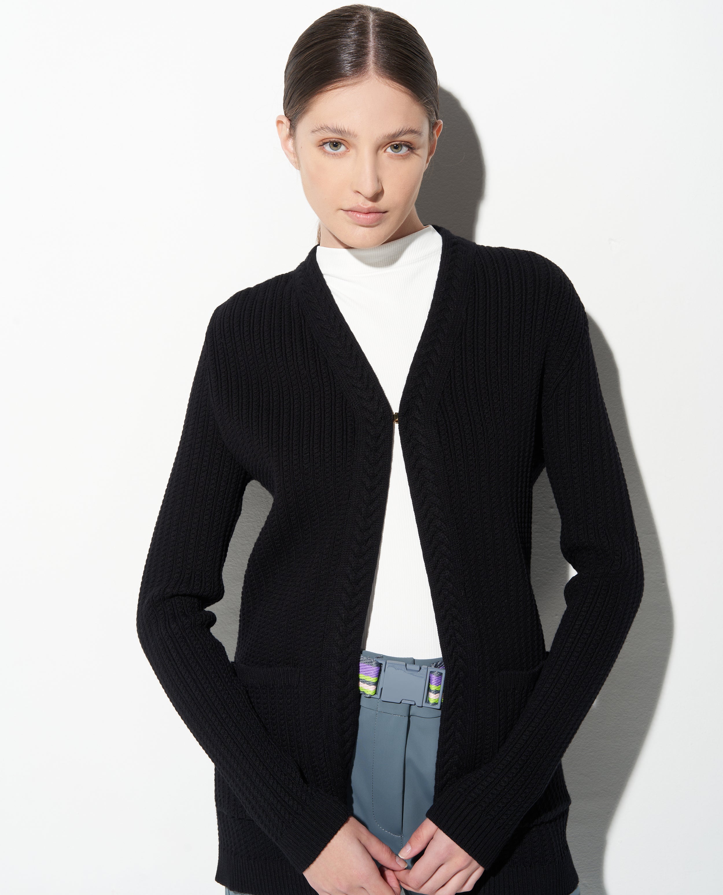 Cardigan Lafort Alongado Madu Tricot