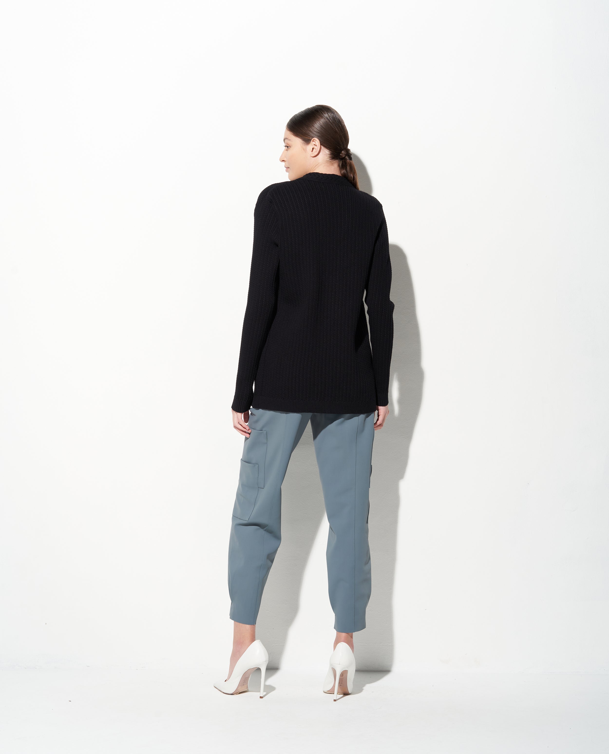 Cardigan Lafort Alongado Madu Tricot