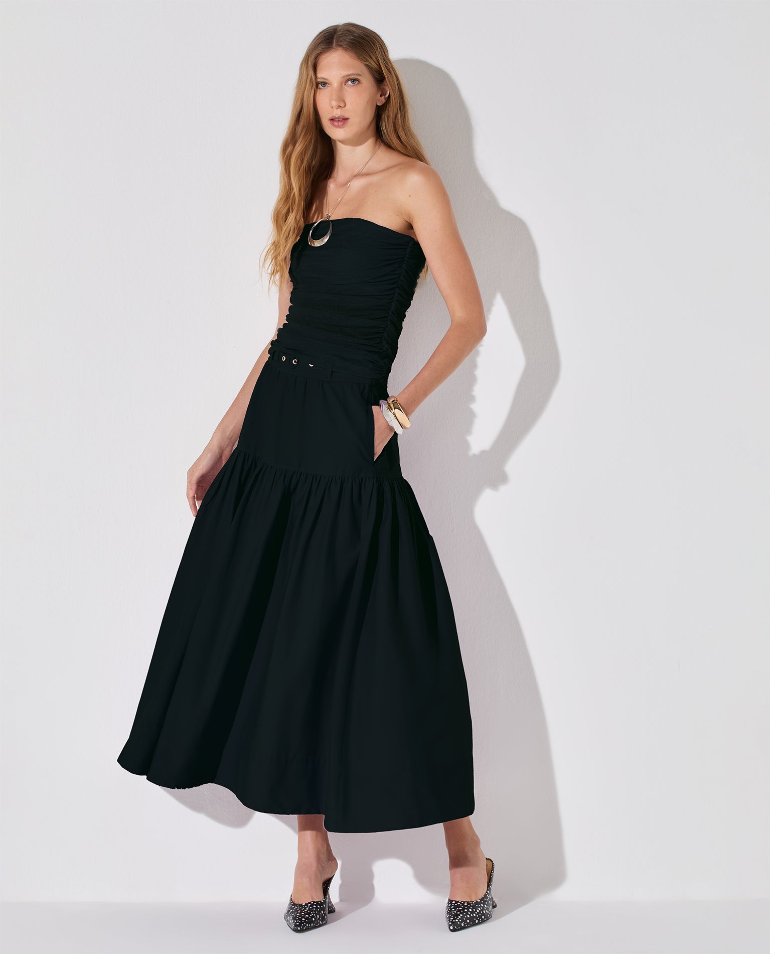 Top Lafort Sem Alça Graziana Tela Block