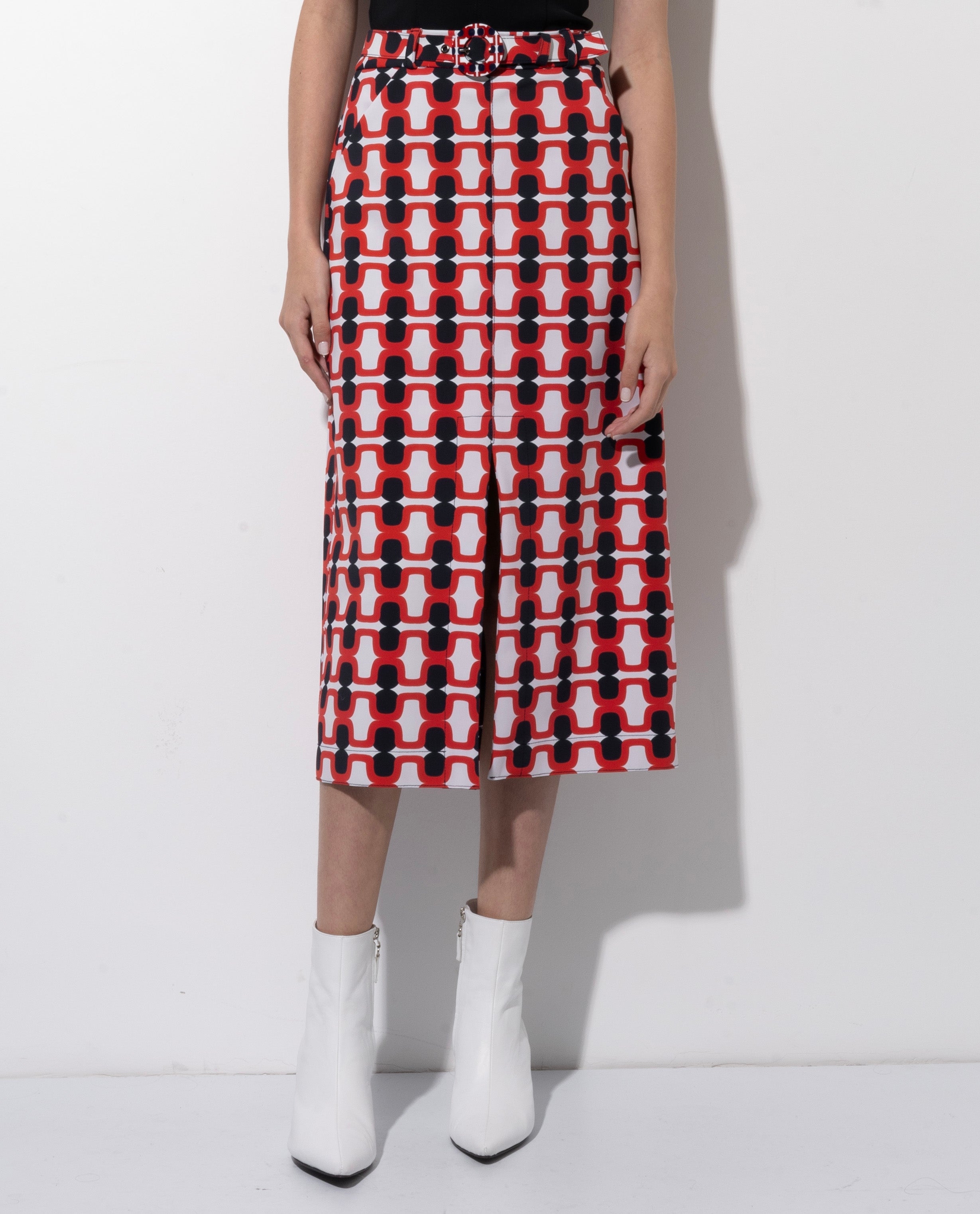 Saia Lafort Midi Micaela Technoblock® Estampado London Stories