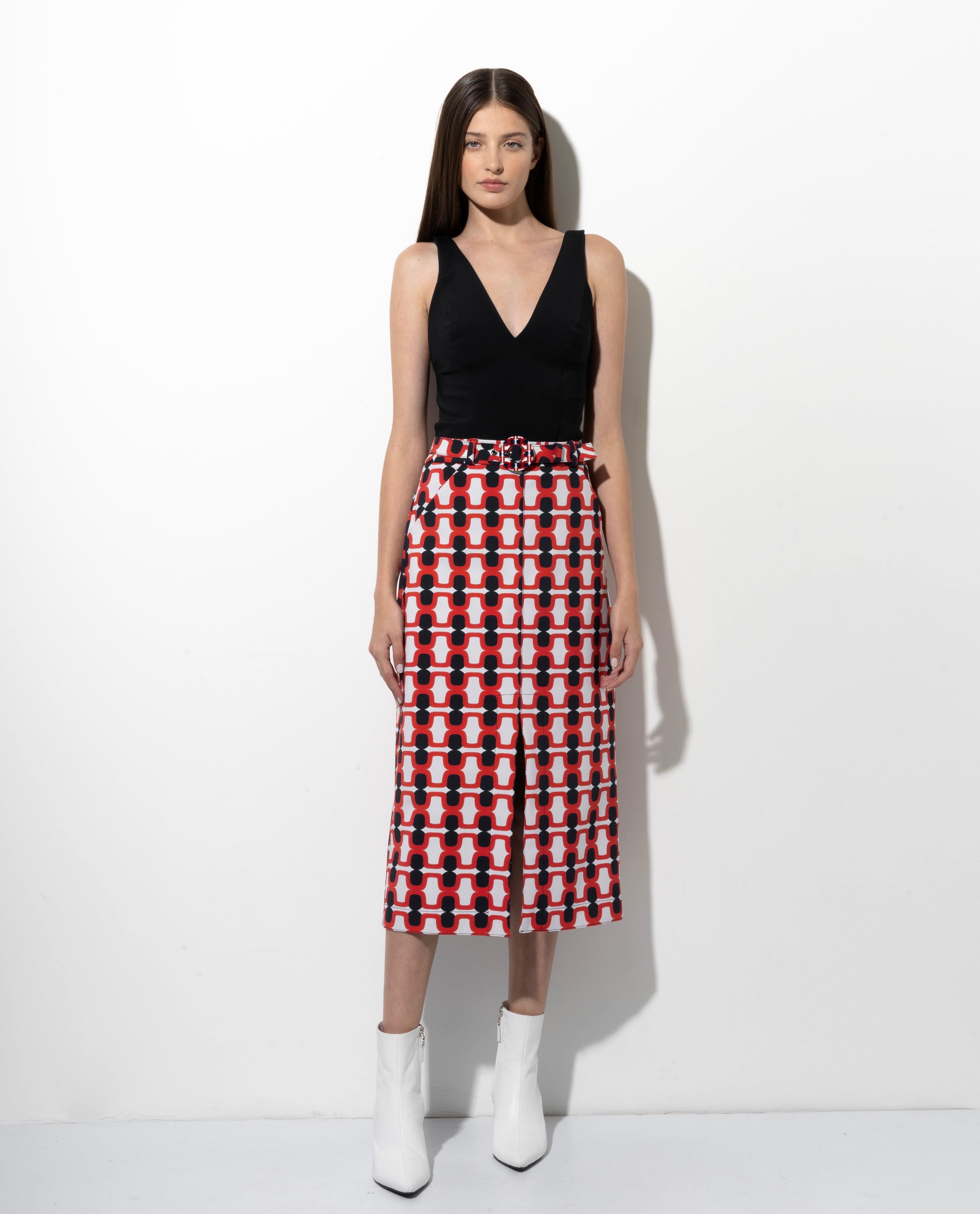 Saia Lafort Midi Micaela Technoblock® Estampado London Stories