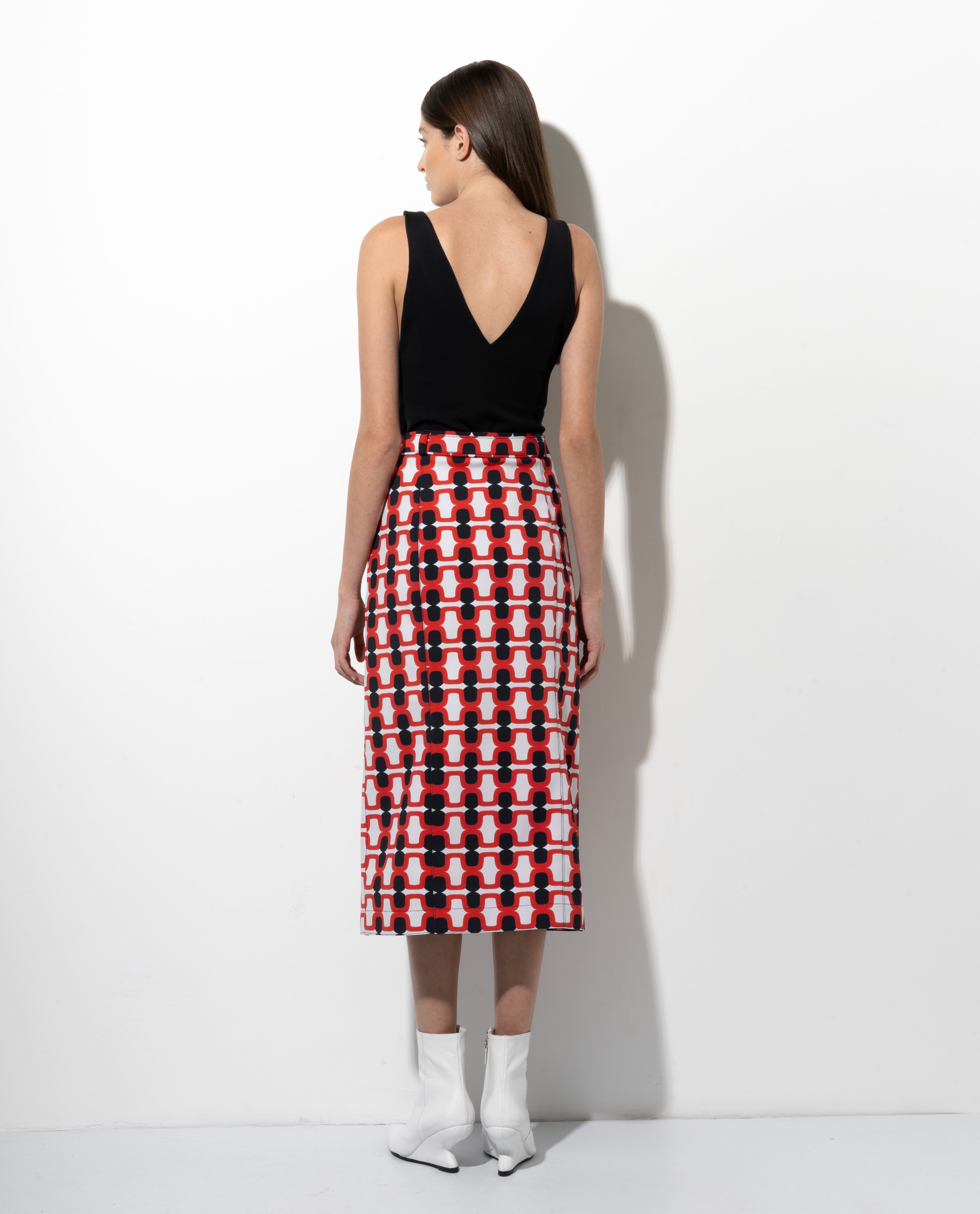Saia Lafort Midi Micaela Technoblock® Estampado London Stories