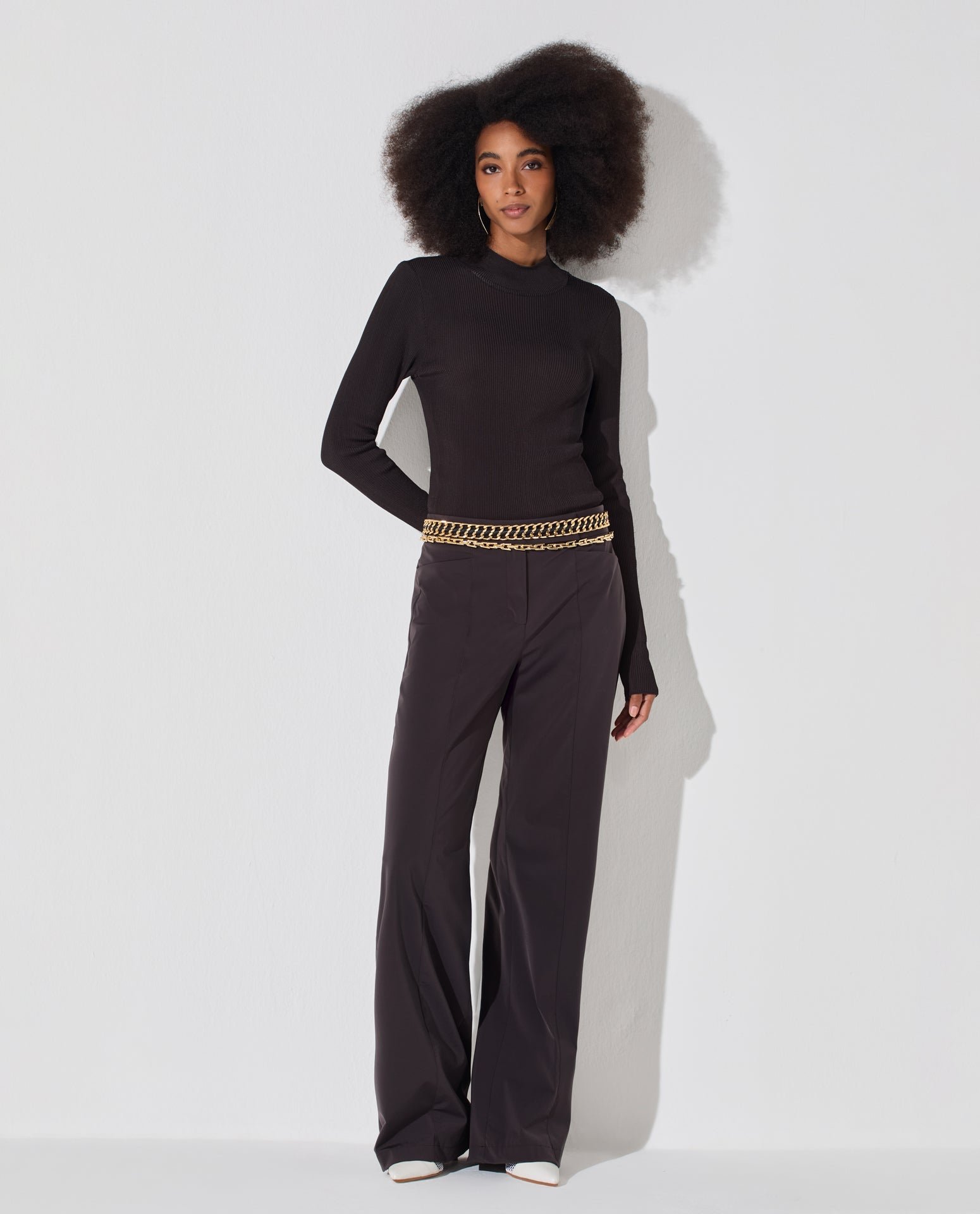 Blusa Lafort Gola Alta Letícia Tricot