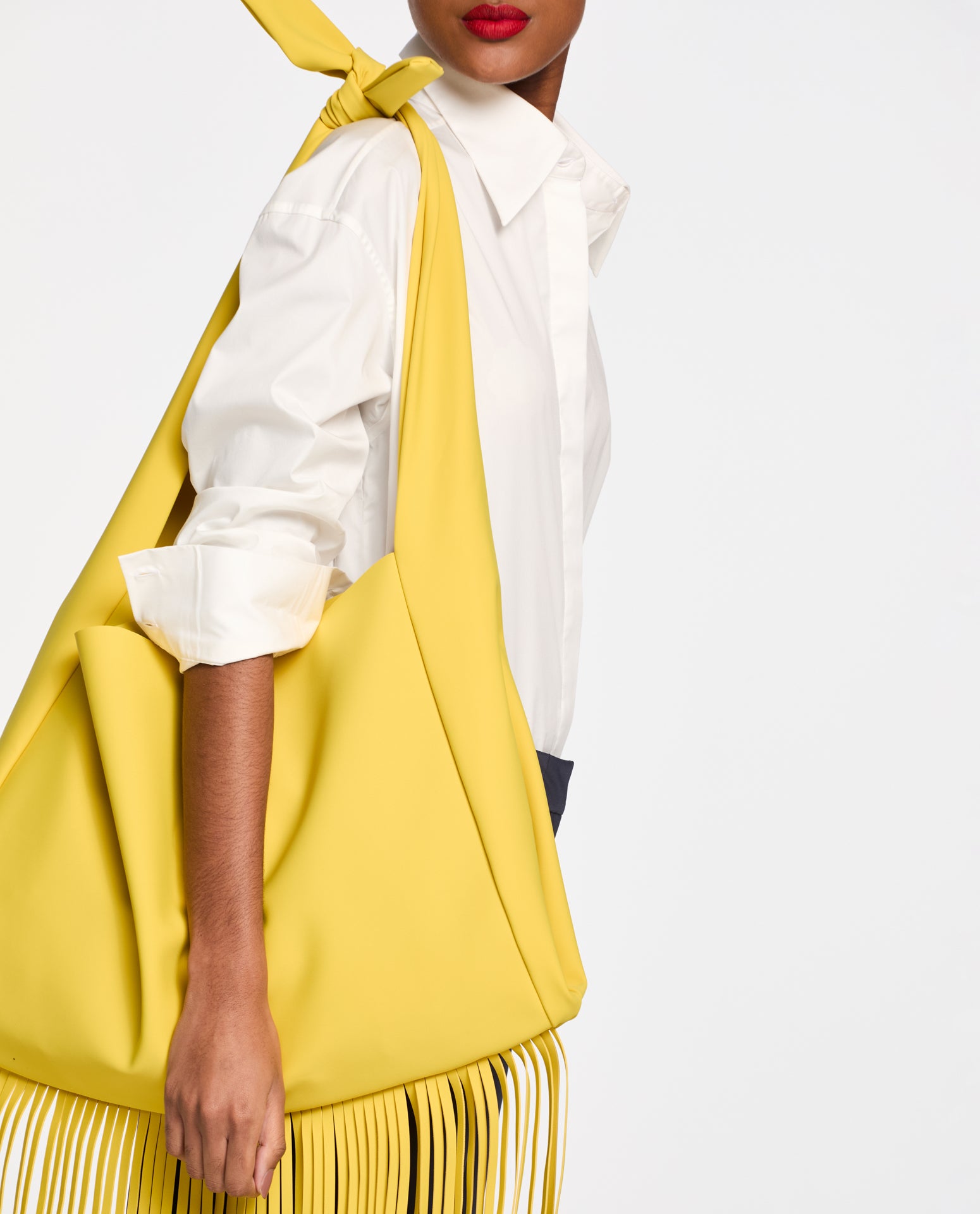 Bolsa Lafort Com Franja Clarice Technoblock