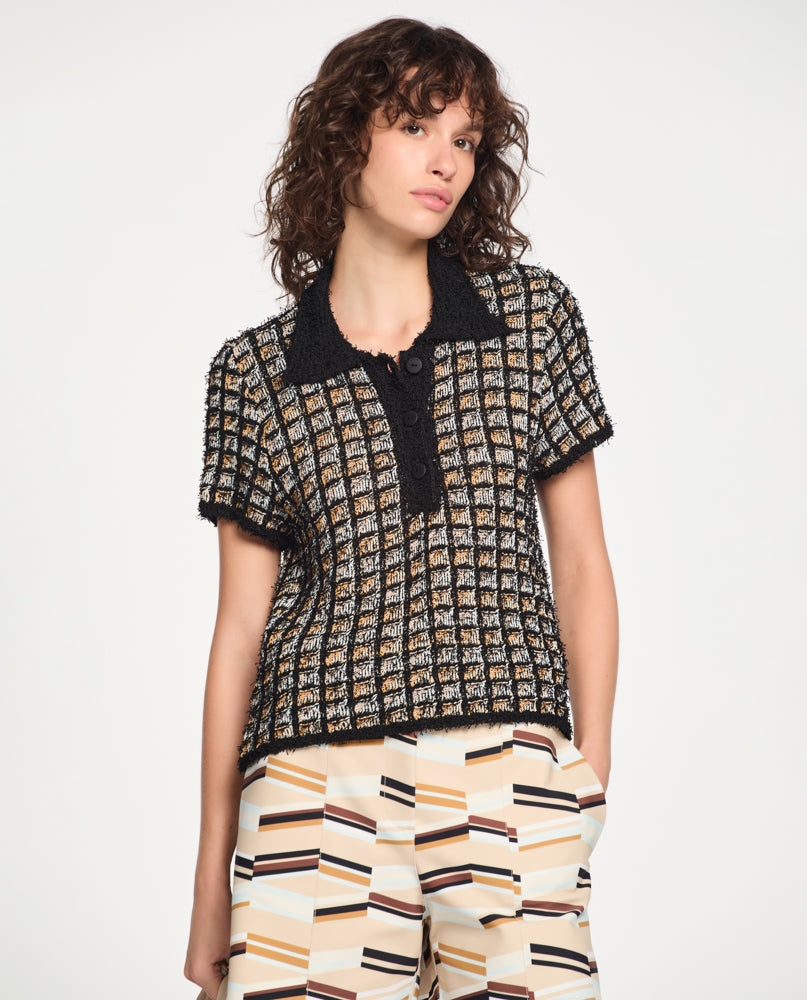 Blusa Lafort Gola Polo Nikki Tricot