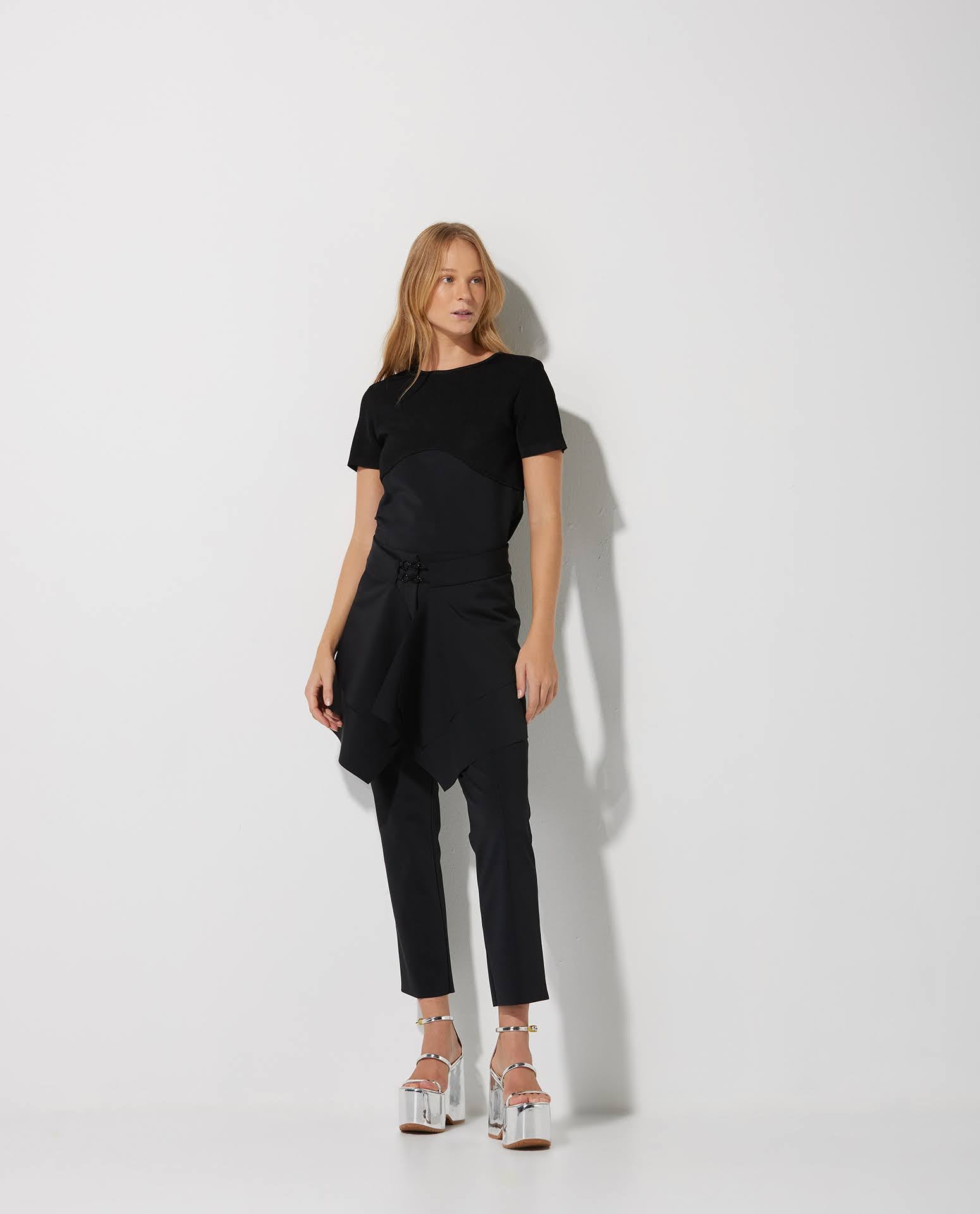 Calça Lafort Com Sobreposição Candice Technoblock®