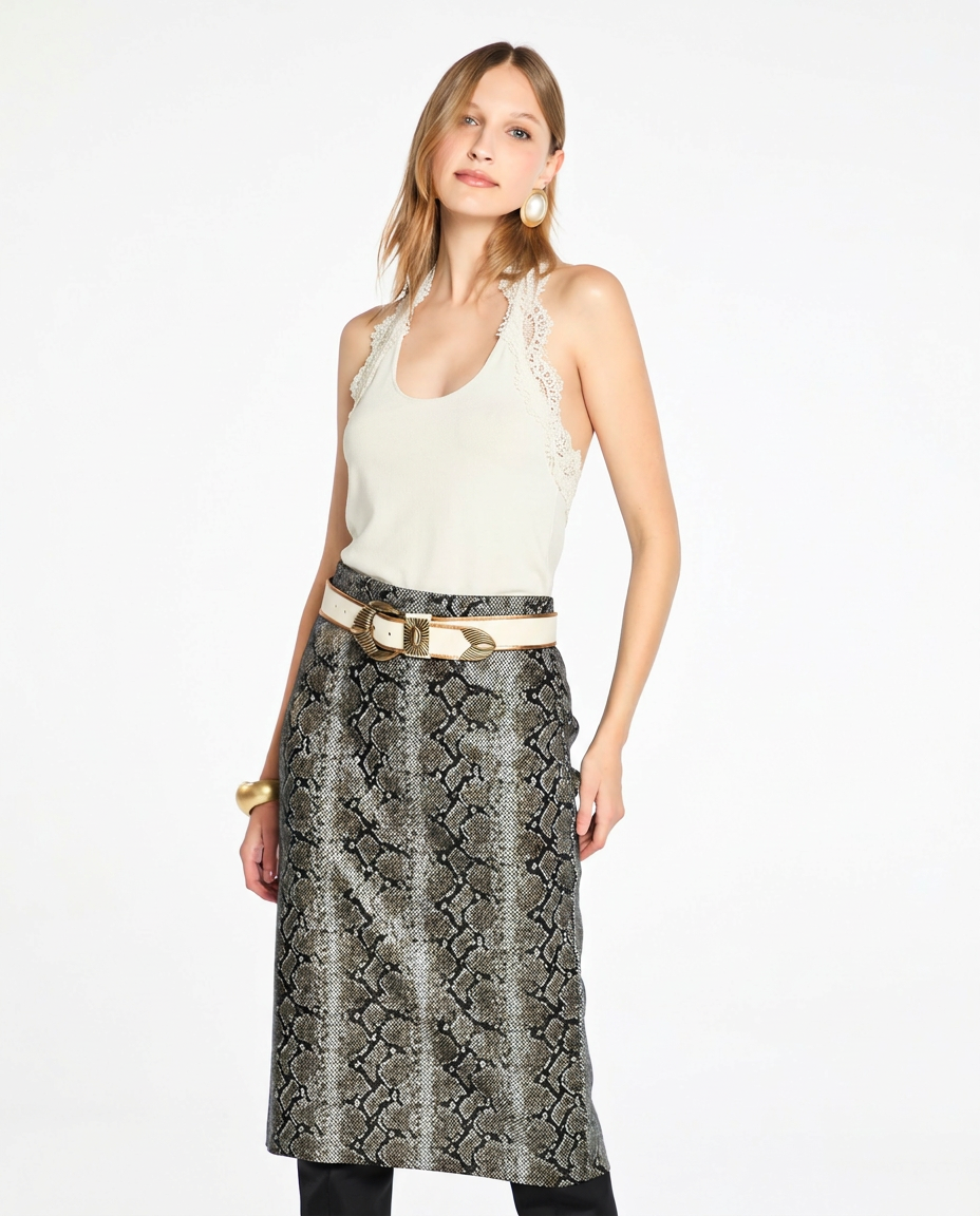 Blusa Lafort Frente Única Babi Crepe Leve