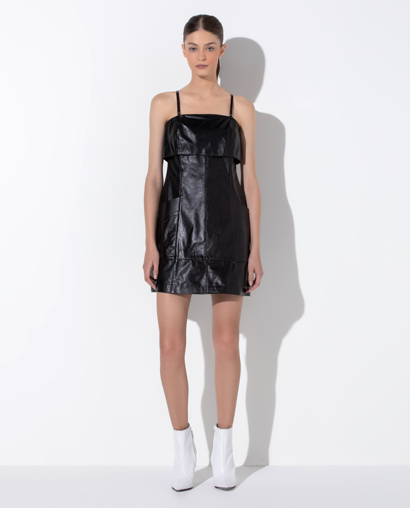 Vestido Lafort Mini Alice Couro