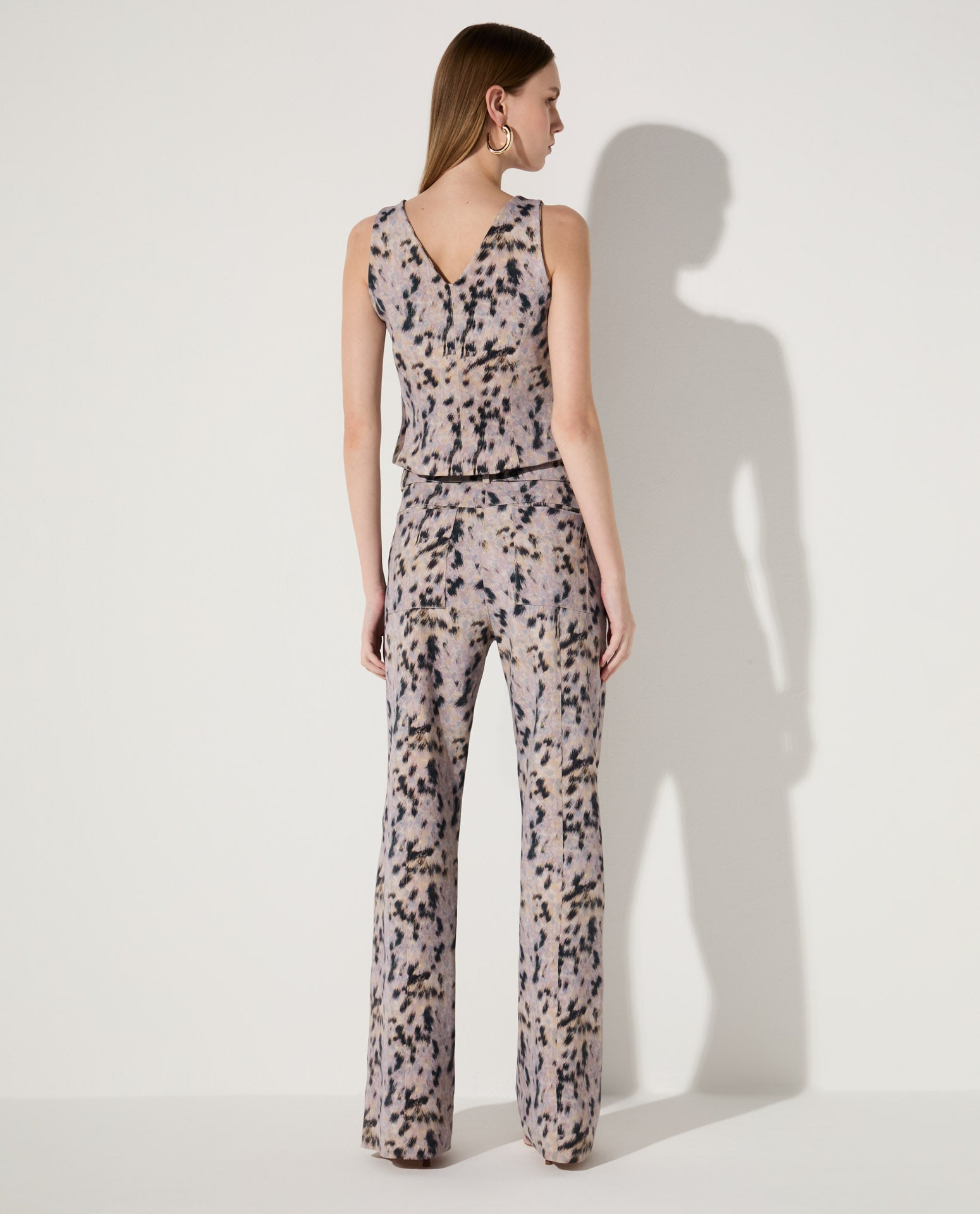 Calça Lafort Reta Giovanna Technoblock® Estampado