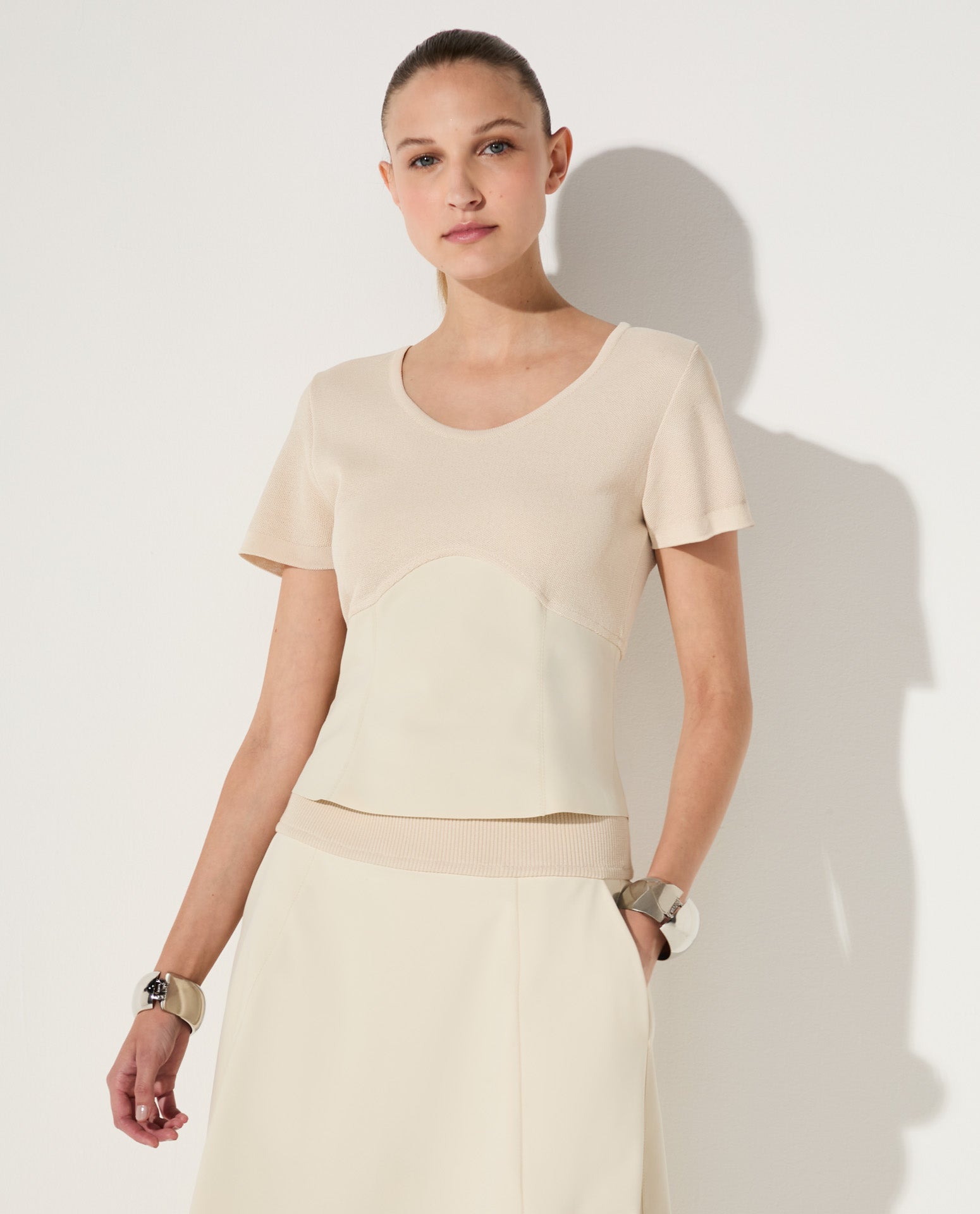 Blusa Lafort Manga Curta Giorgia Technoblock®