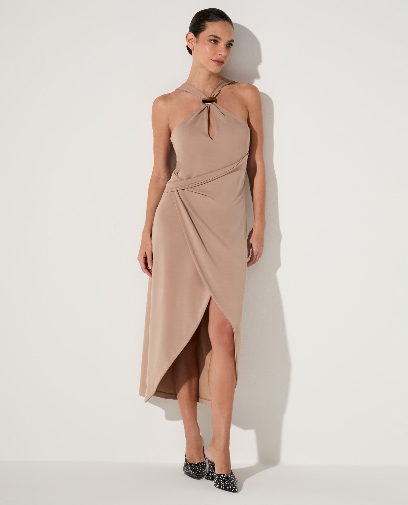 Vestido Lafort Com Detalhe Metal Belle Malha