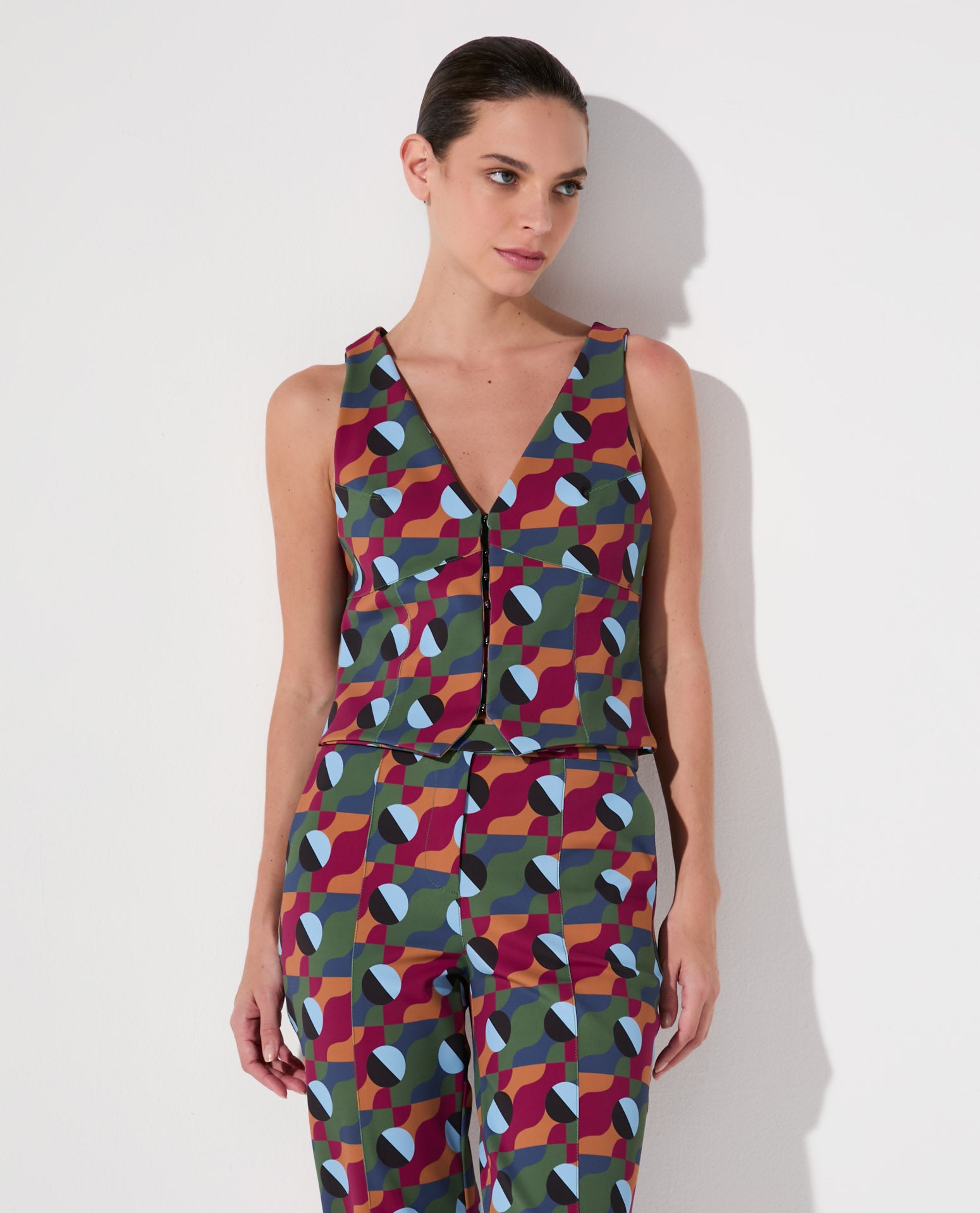 Top Lafort Colete Giovanna Technoblock® Estampado