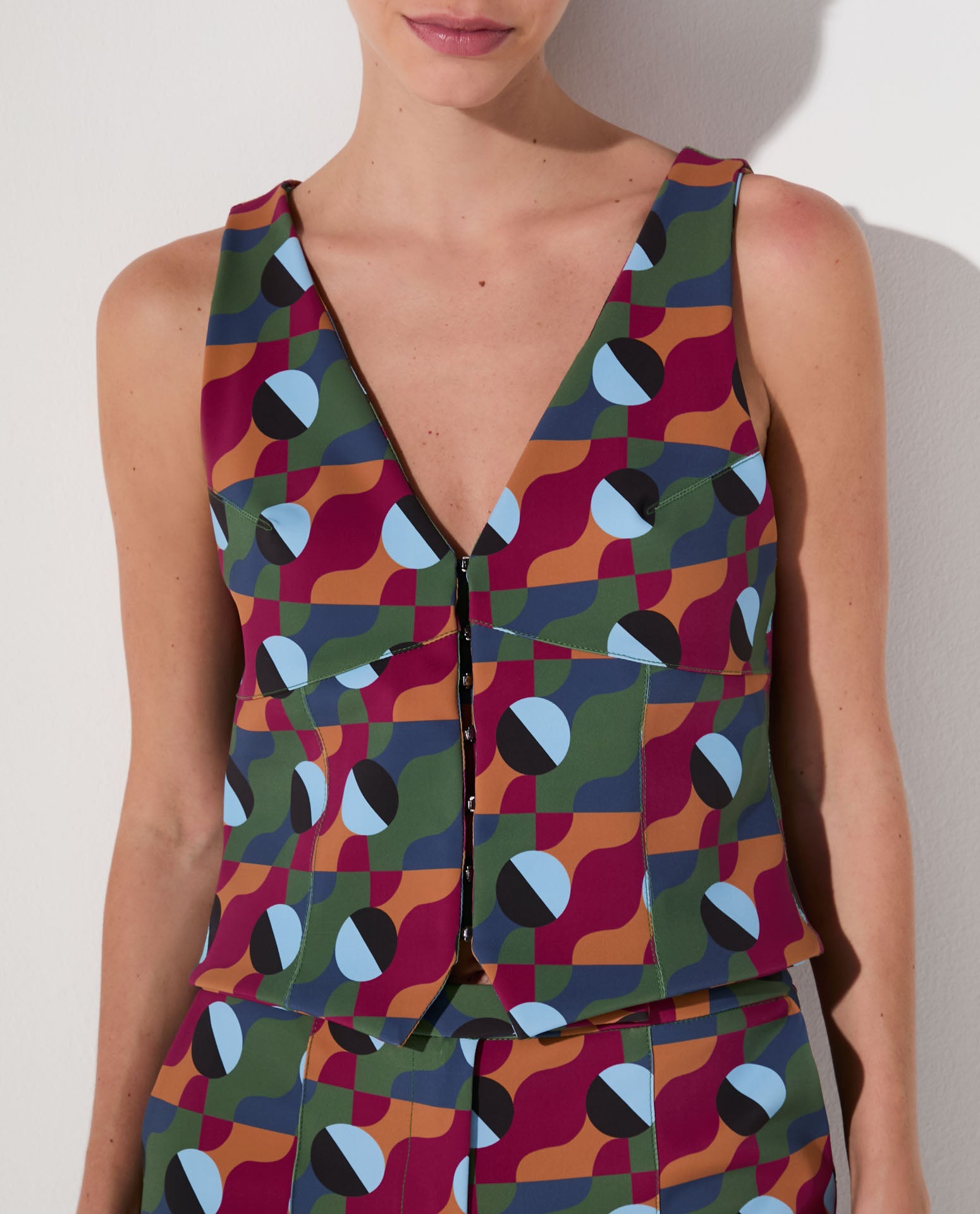 Top Lafort Colete Giovanna Technoblock® Estampado