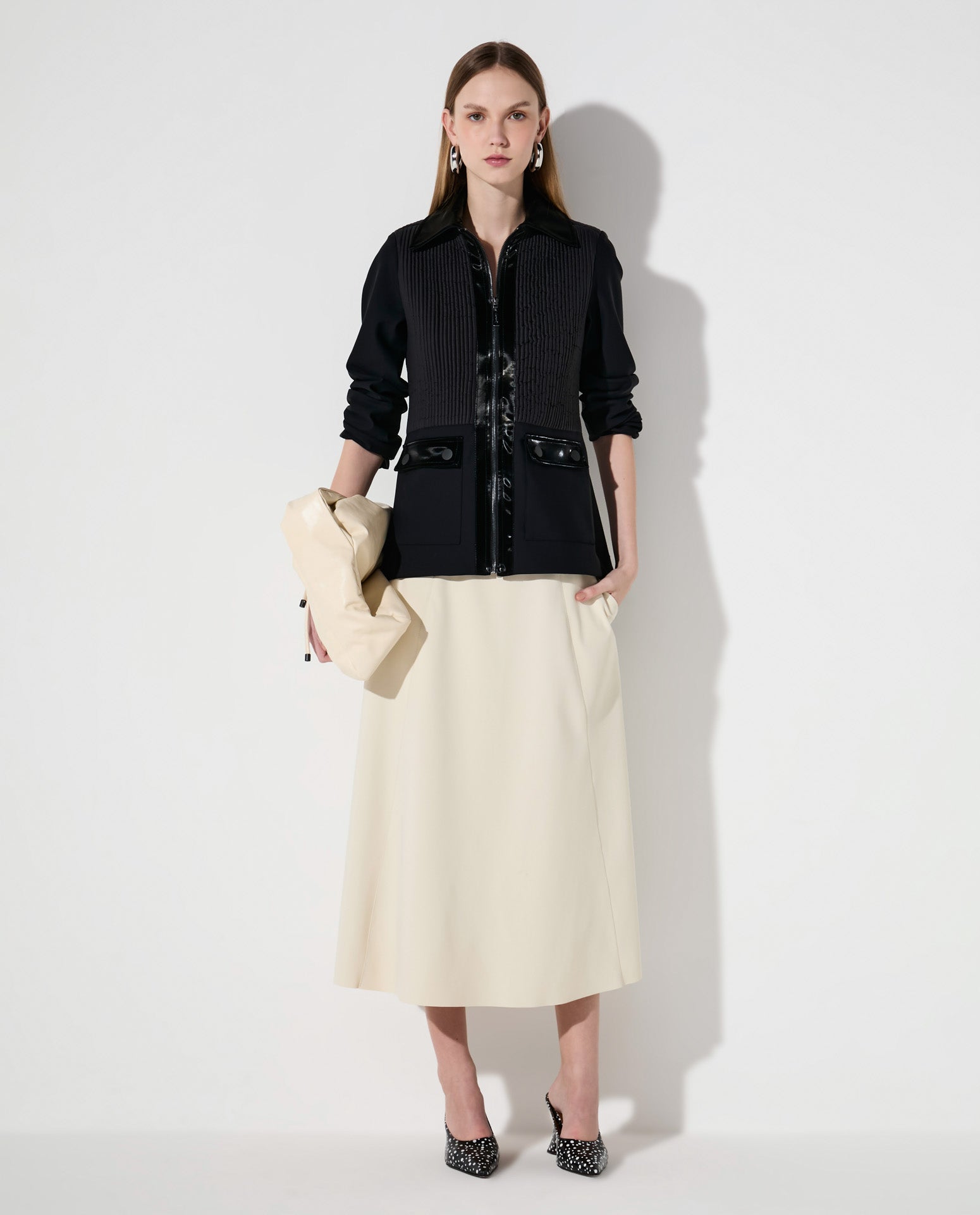 Jaqueta Lafort Com Bolsos Francesca Technoblock®