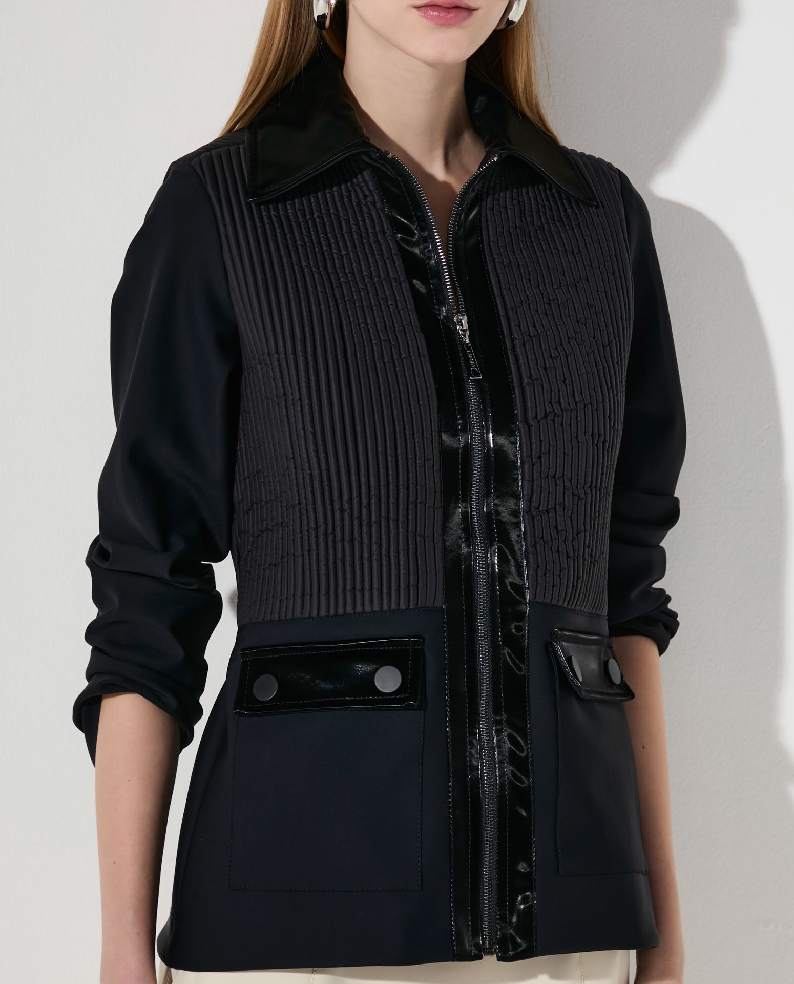 Jaqueta Lafort Com Bolsos Francesca Technoblock®