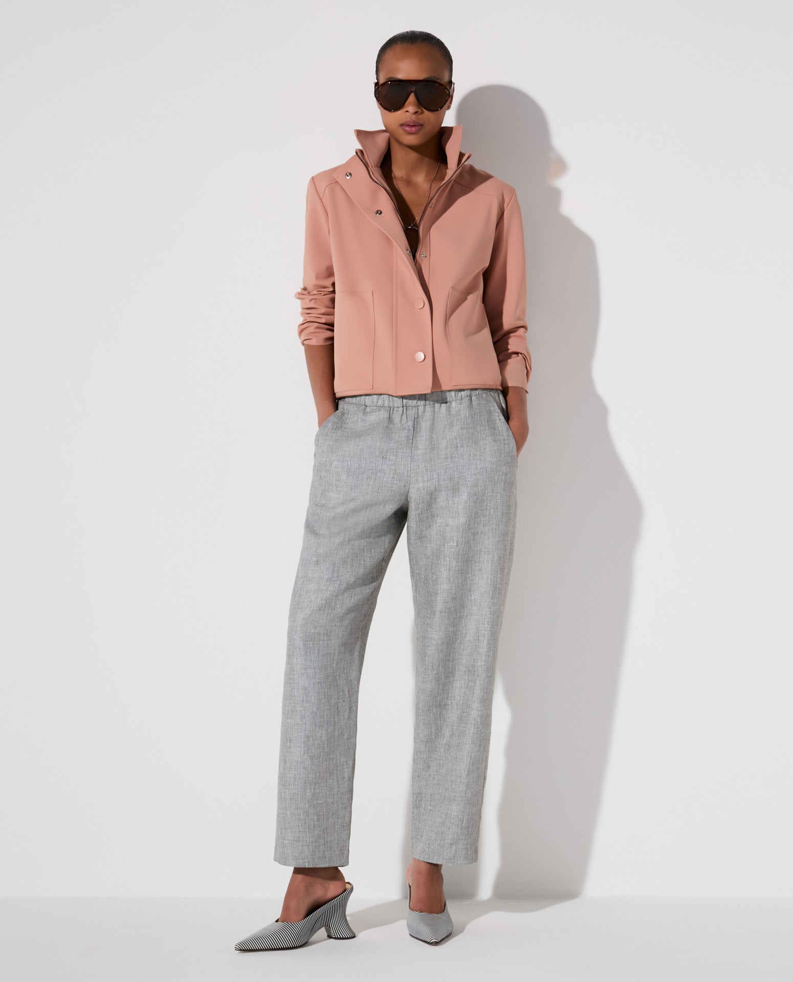 Casaco Lafort Com Franjas Leona Technoblock®