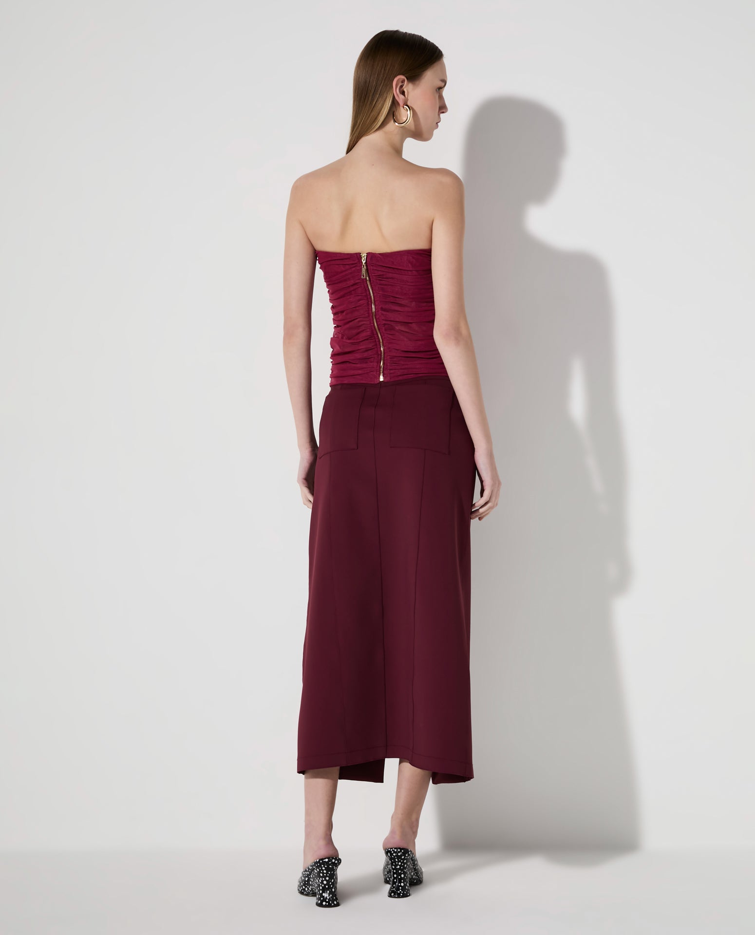 Top Lafort Sem Alça Graziana Tela Block