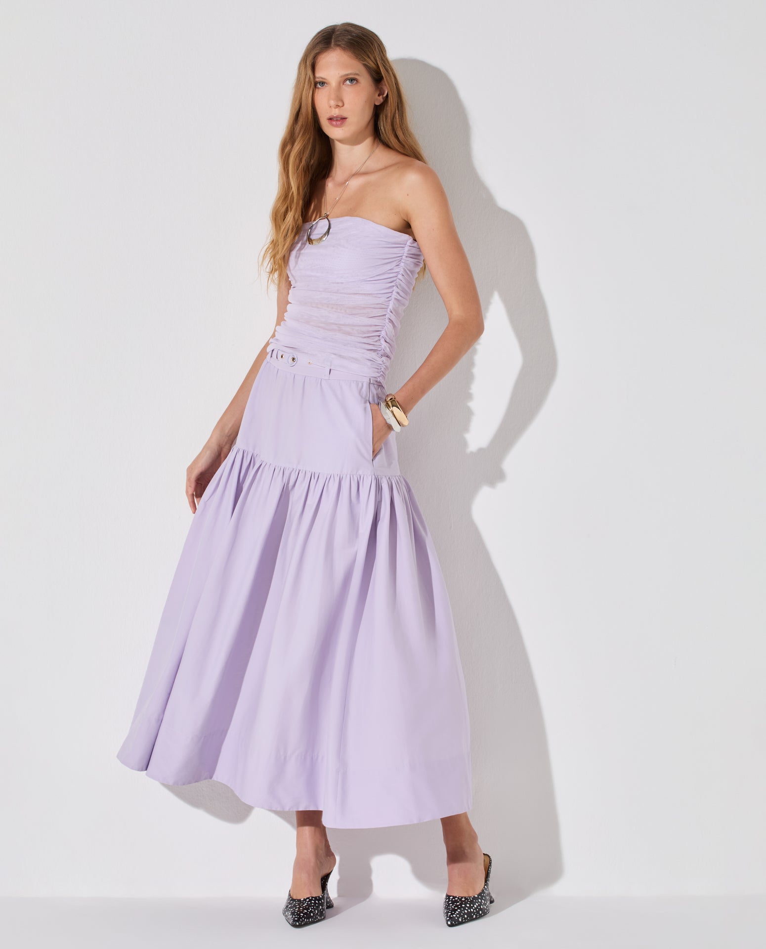 Top Lafort Sem Alça Graziana Tela Block