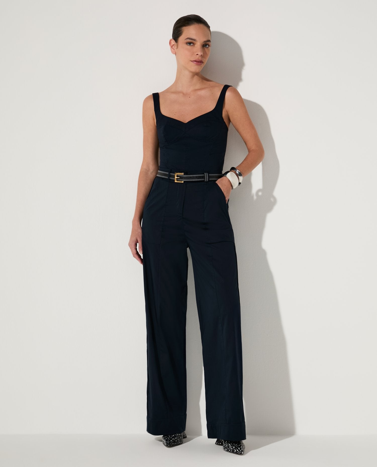 Calça Lafort Reta Sienna High Cotton