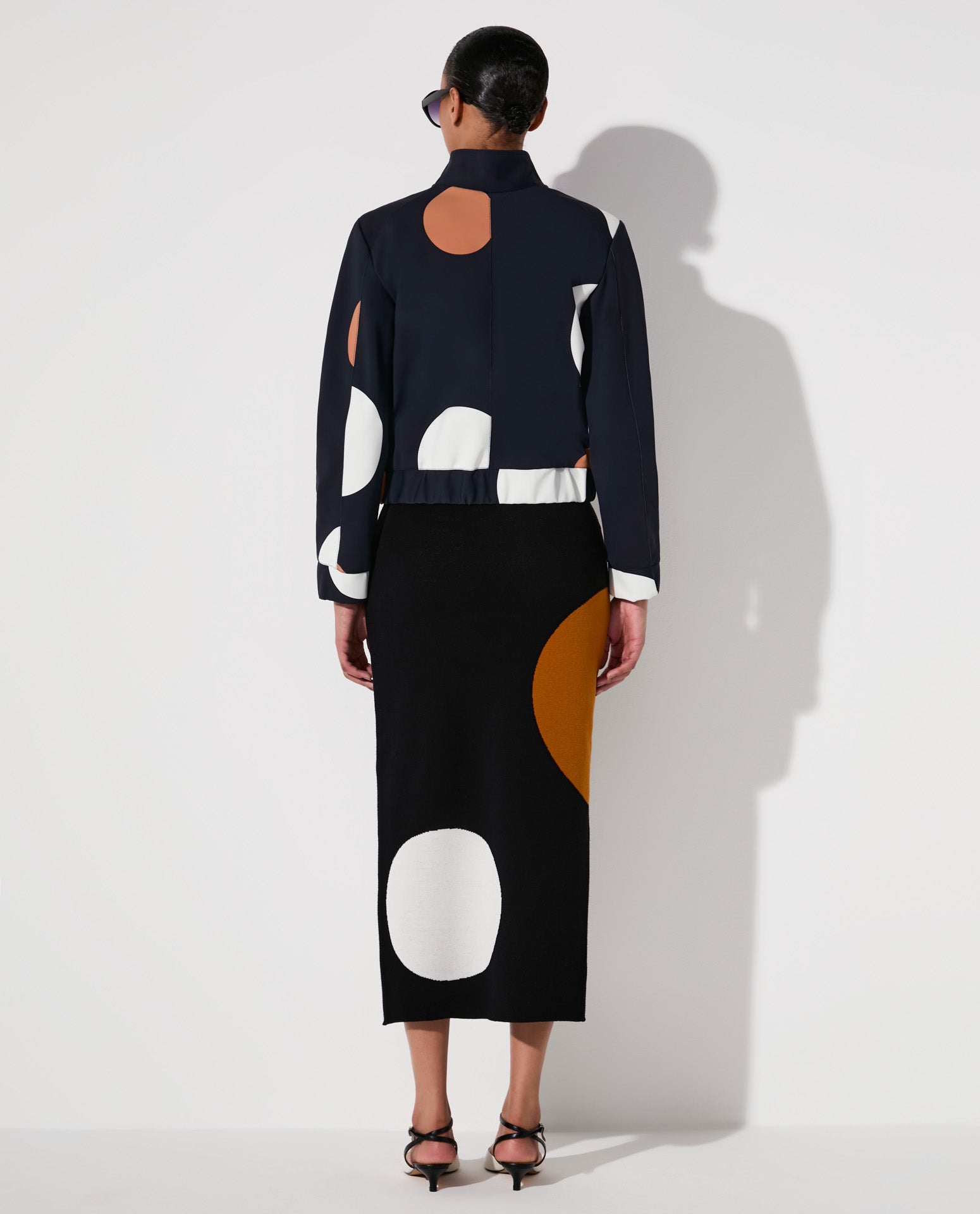 Jaqueta Lafort Bomber Odete Technoblock® Estampada