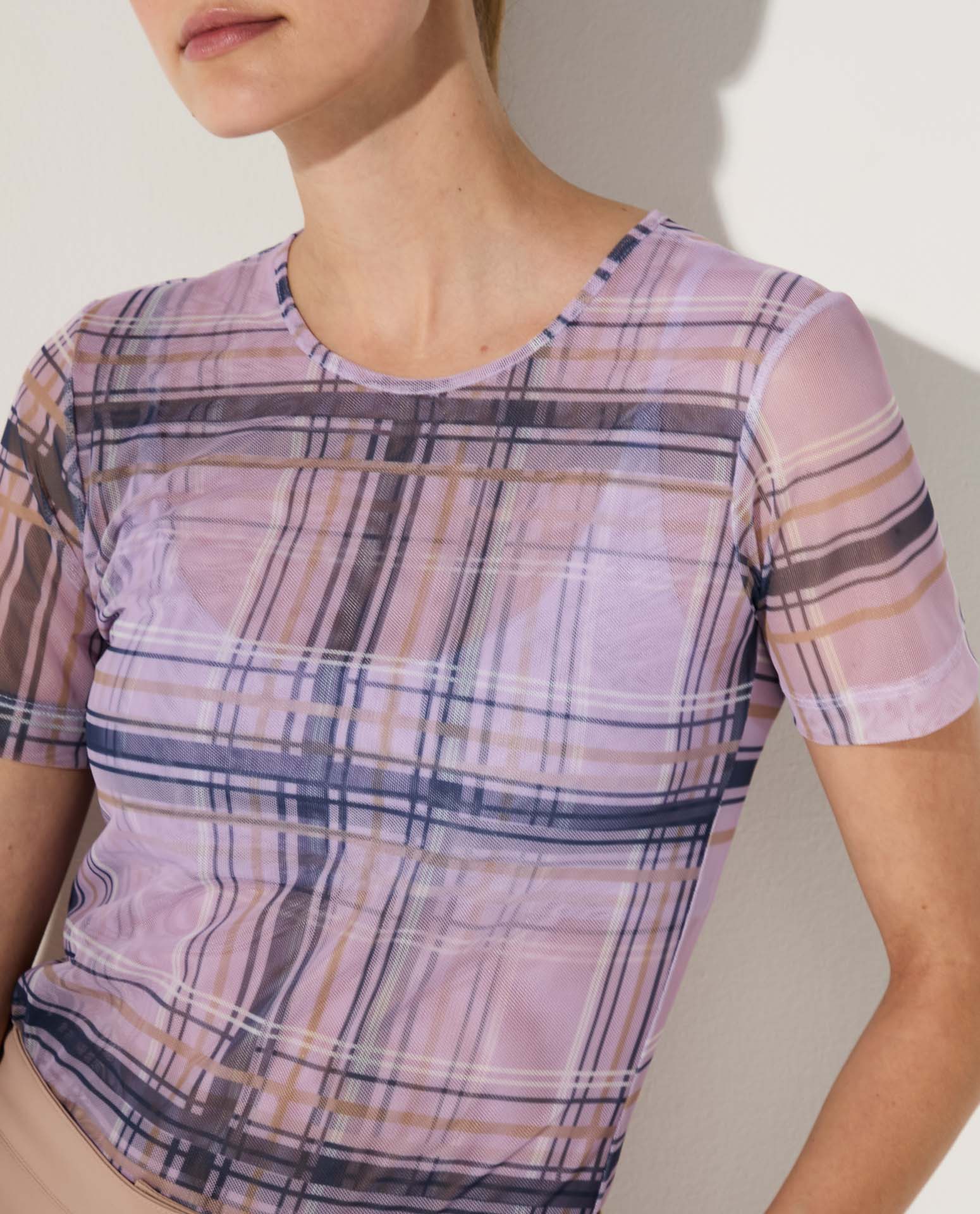 Blusa Lafort Manga Curta Tamires Tela Block Estampada La Città