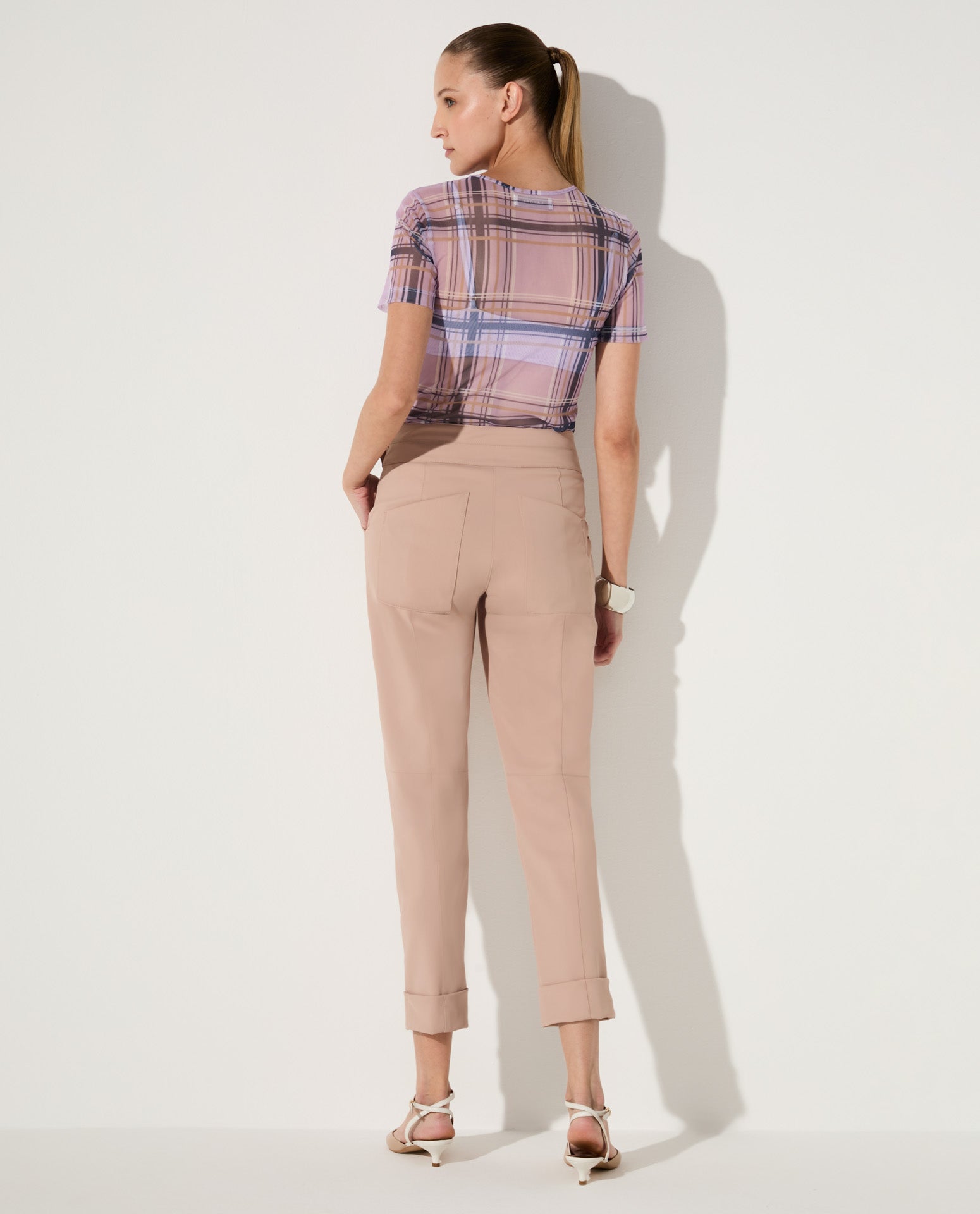 Blusa Lafort Manga Curta Tamires Tela Block Estampada La Città