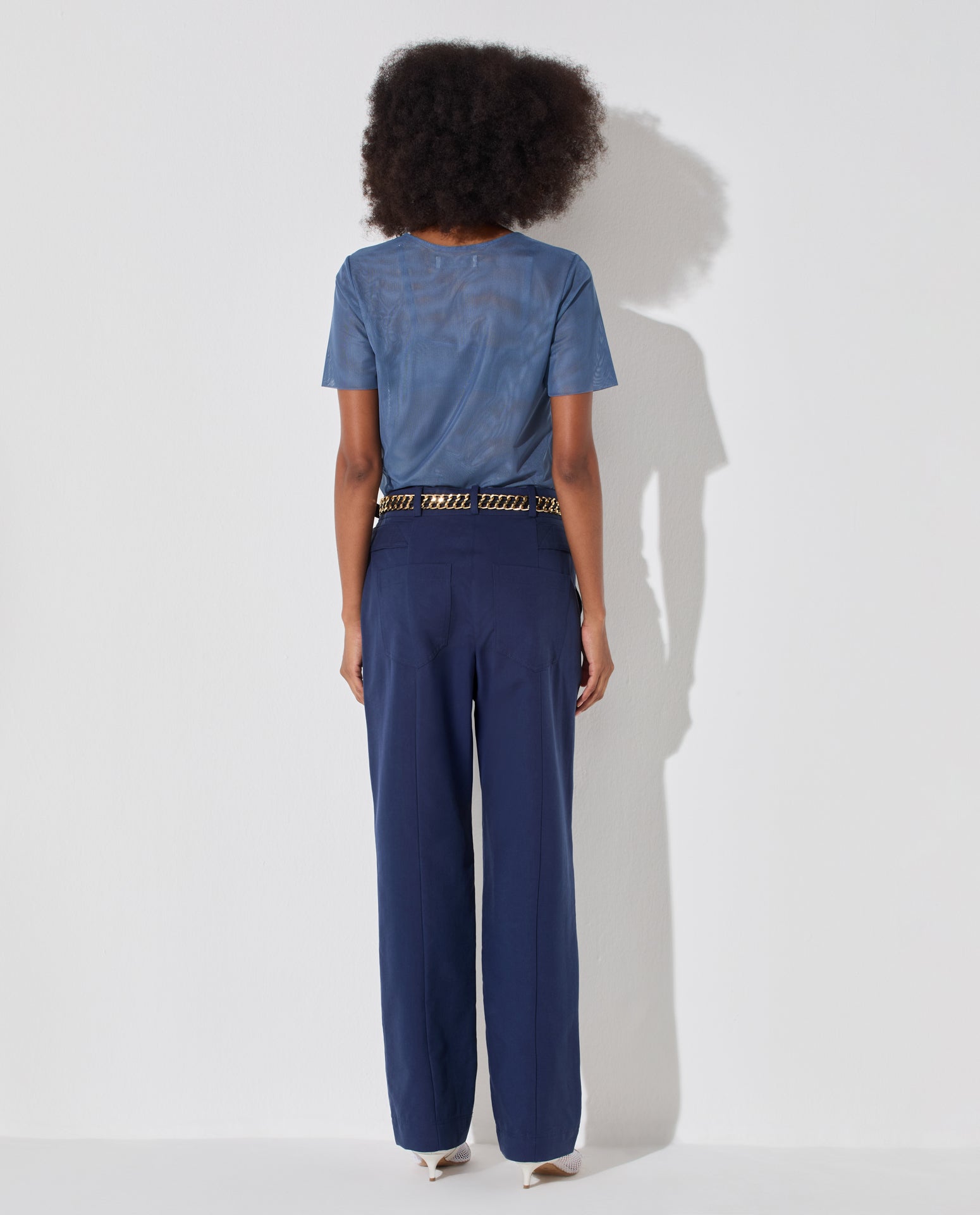 Blusa Lafort Manga Curta Tamires Tela Block La Città