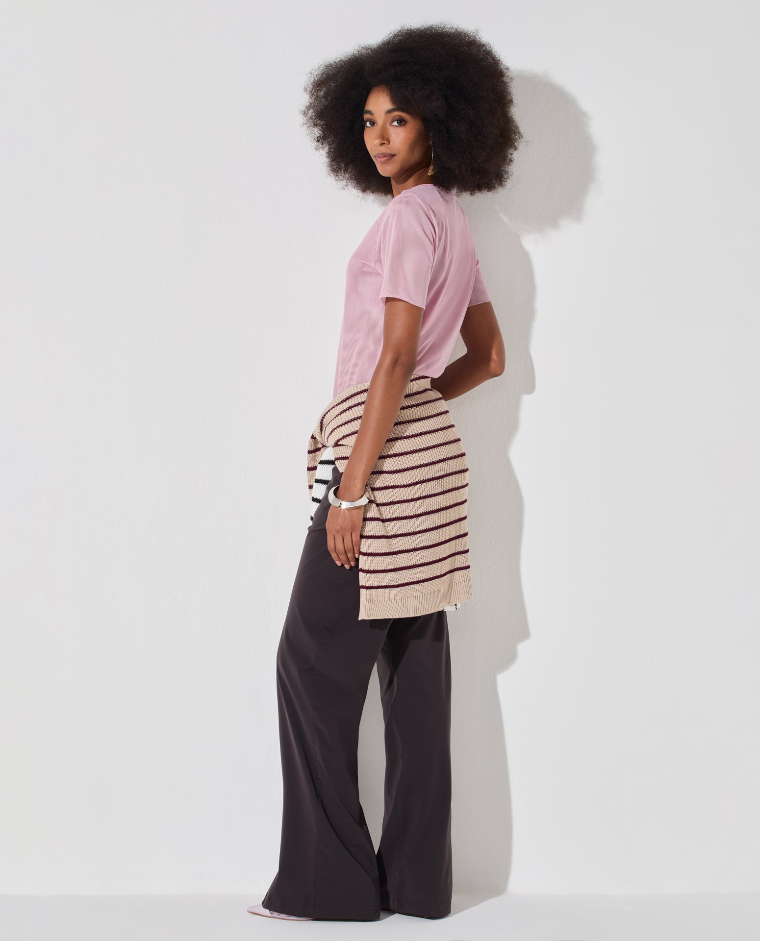 Blusa Lafort Manga Curta Tamires Tela Block La Città