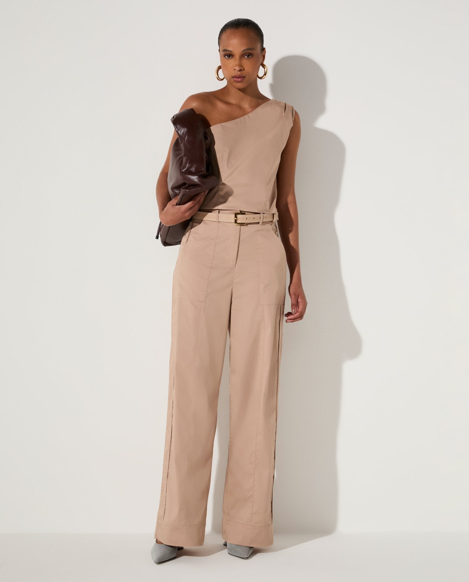 Top Lafort Assimétrico Rosália High Cotton