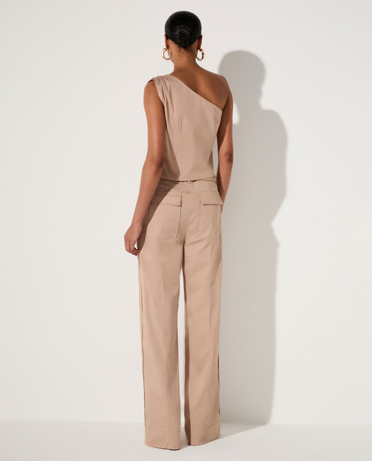 Top Lafort Assimétrico Rosália High Cotton