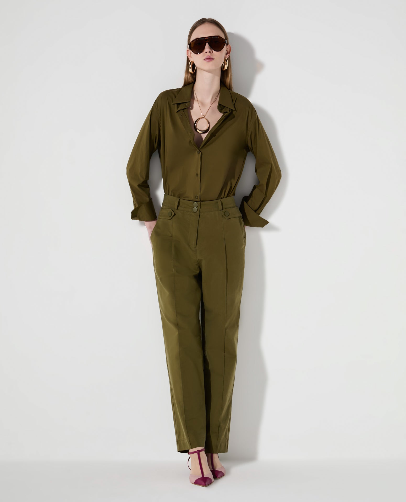 Camisa Lafort Com Pences Lea Technocotton