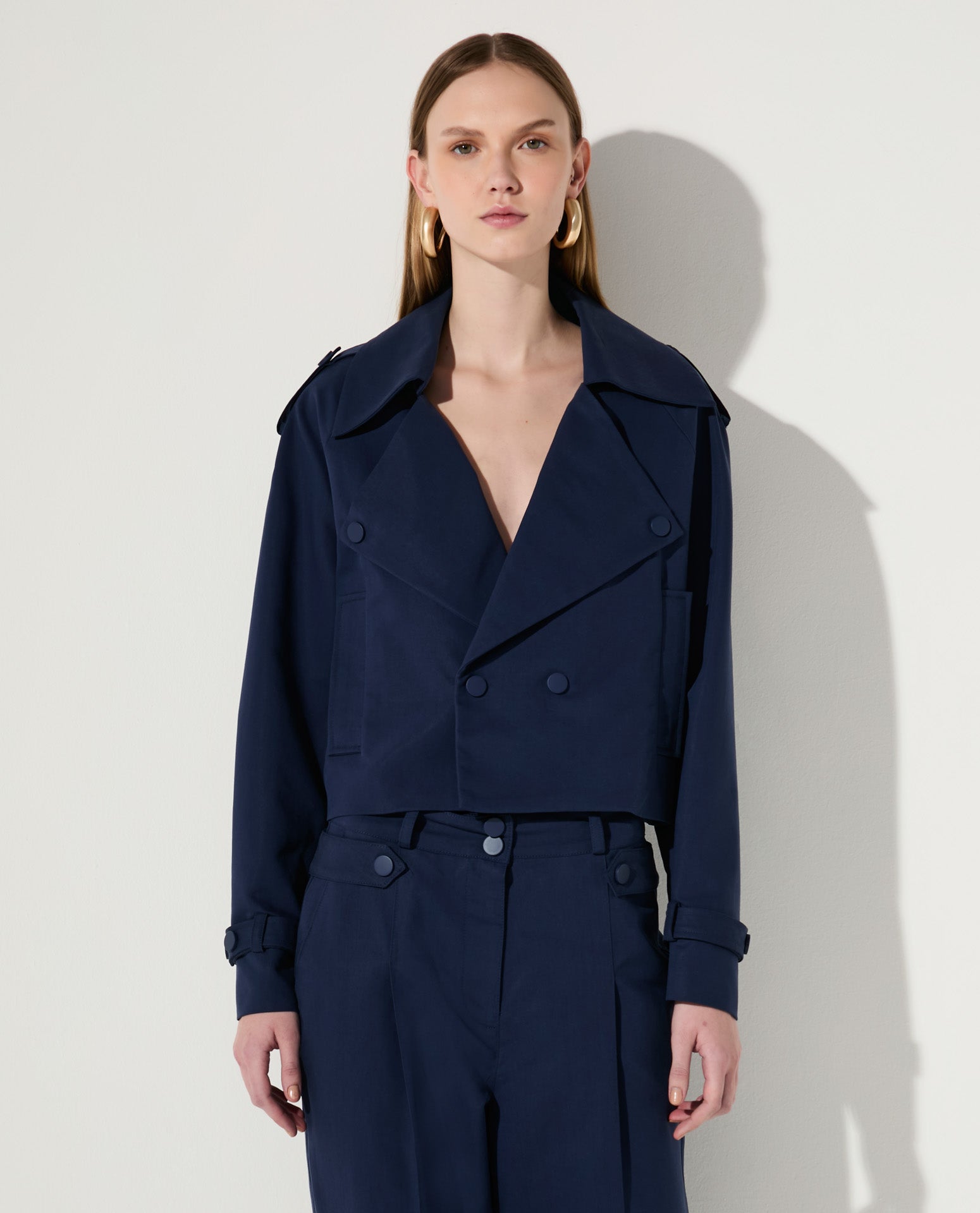 Casaco Lafort Mini Trench Giana Cotton Twill®