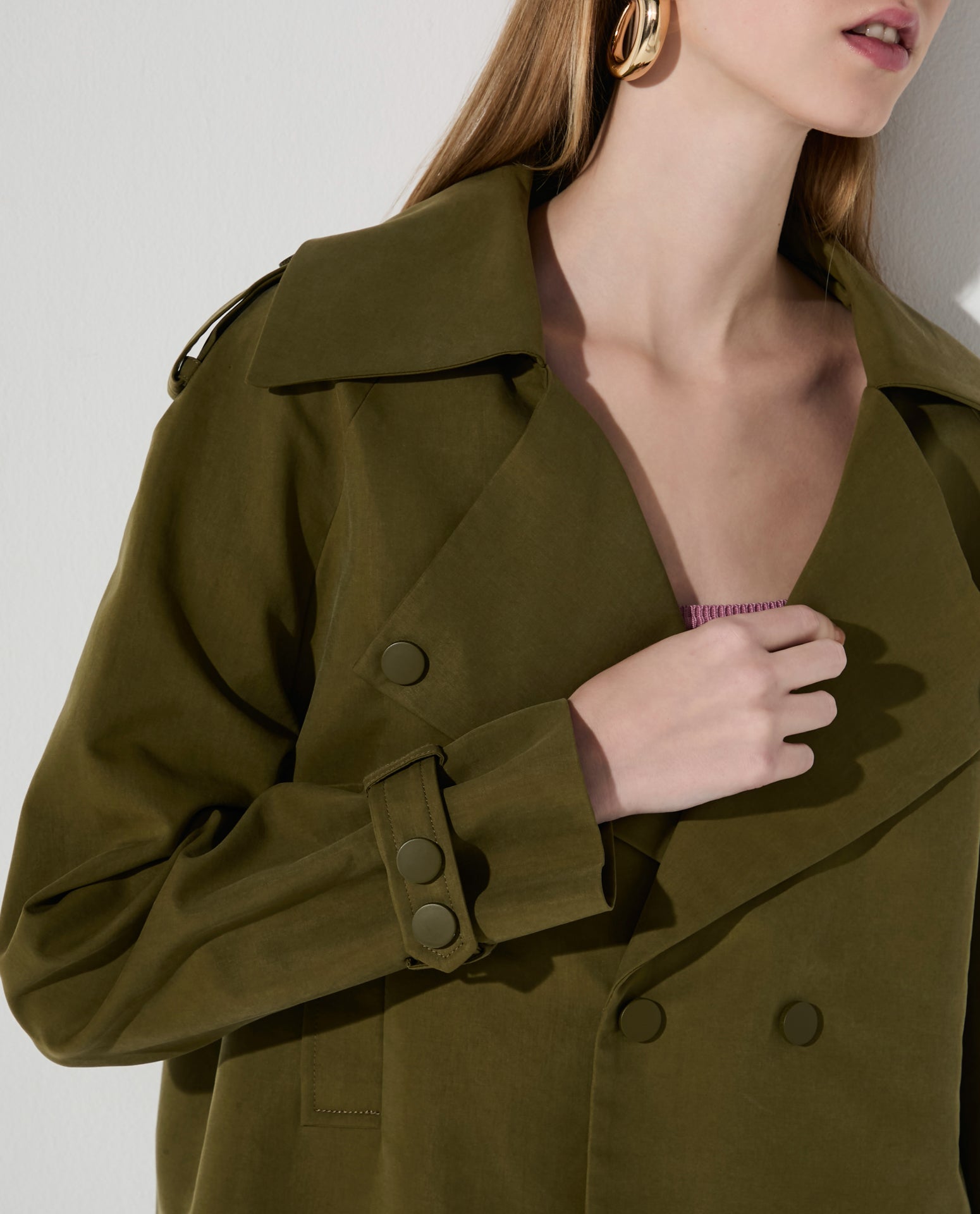 Casaco Lafort Mini Trench Giana Cotton Twill®