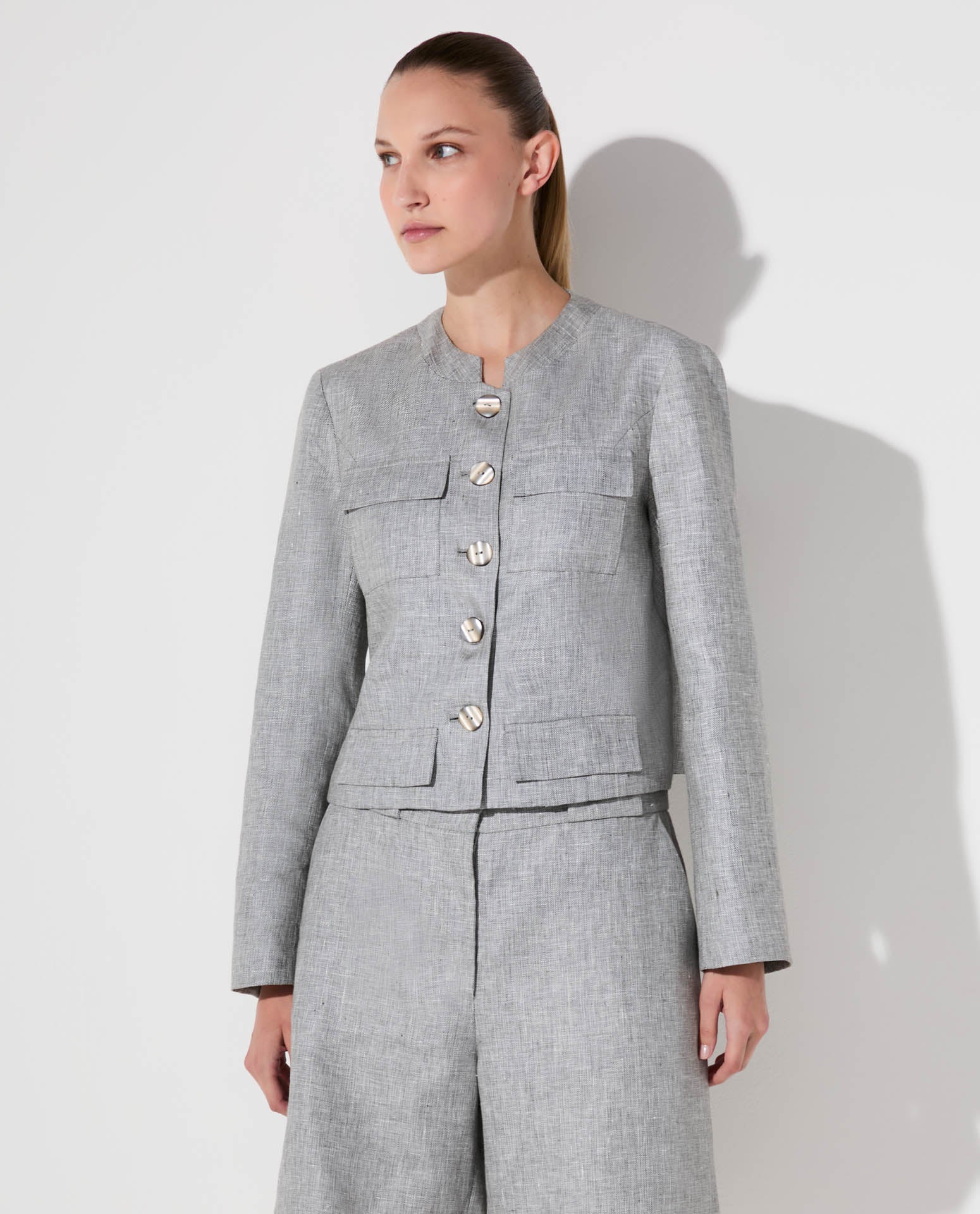 Casaqueto Lafort Acinturado Olga Linho