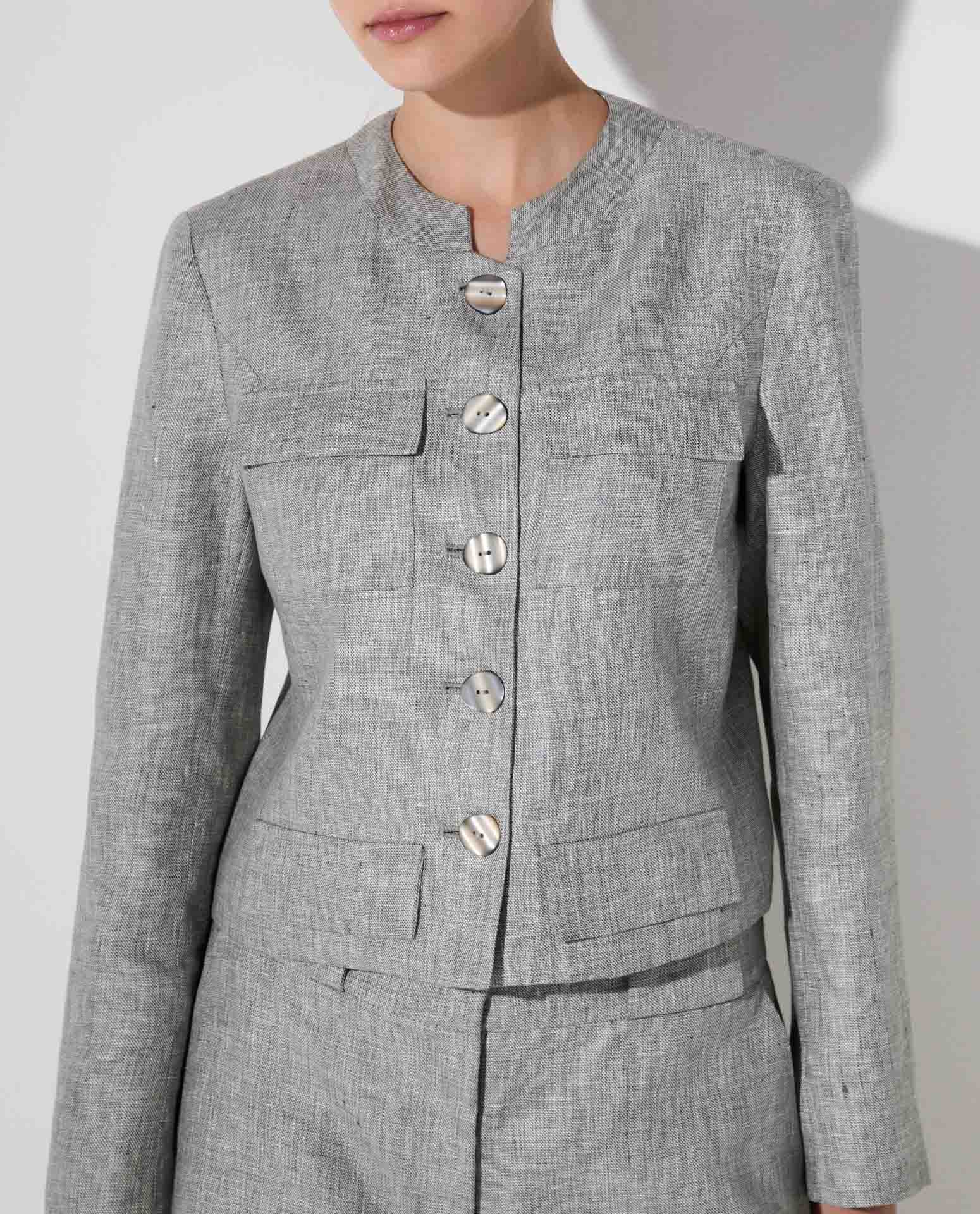 Casaqueto Lafort Acinturado Olga Linho