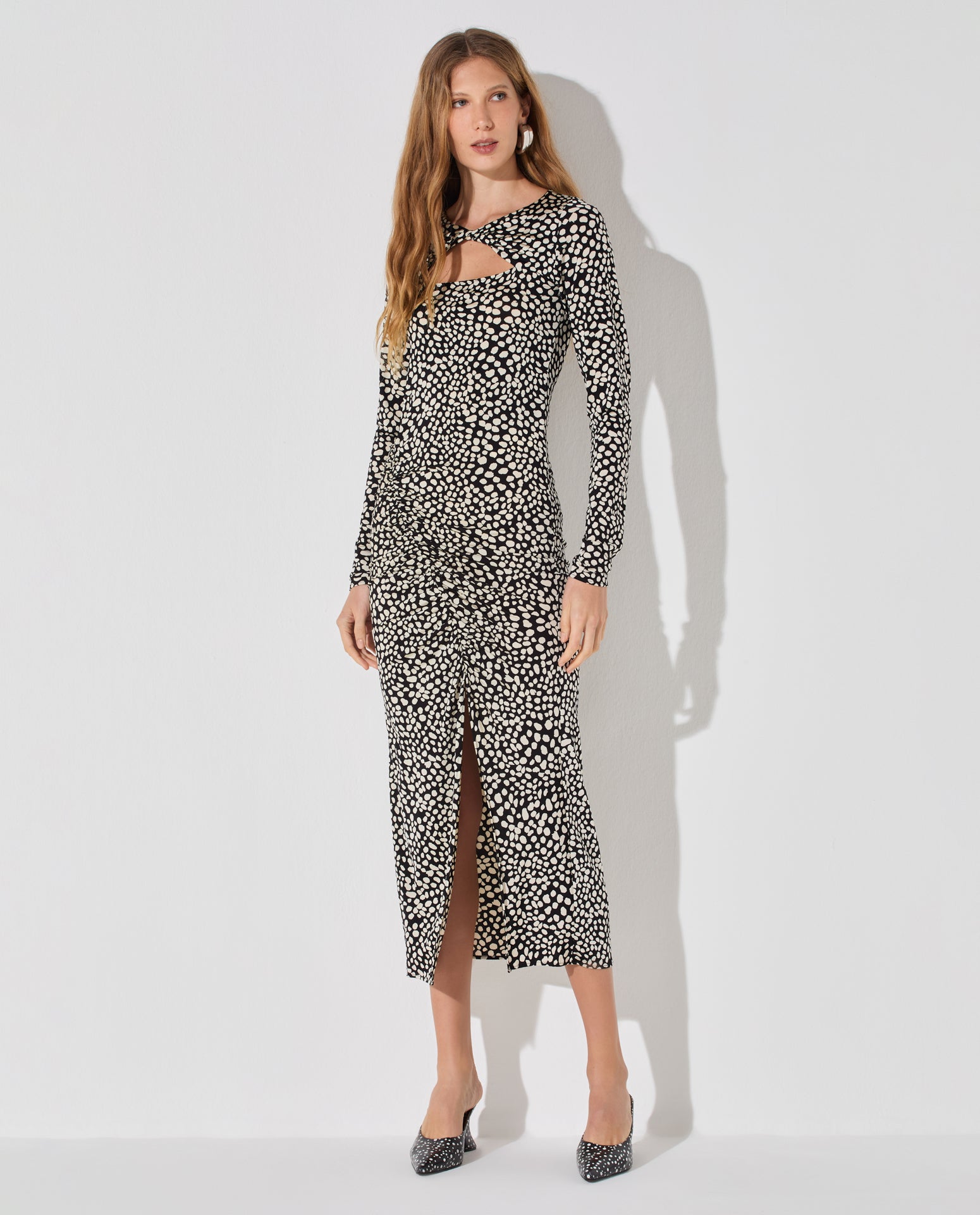 Vestido Lafort Com Torção Cristina Malha