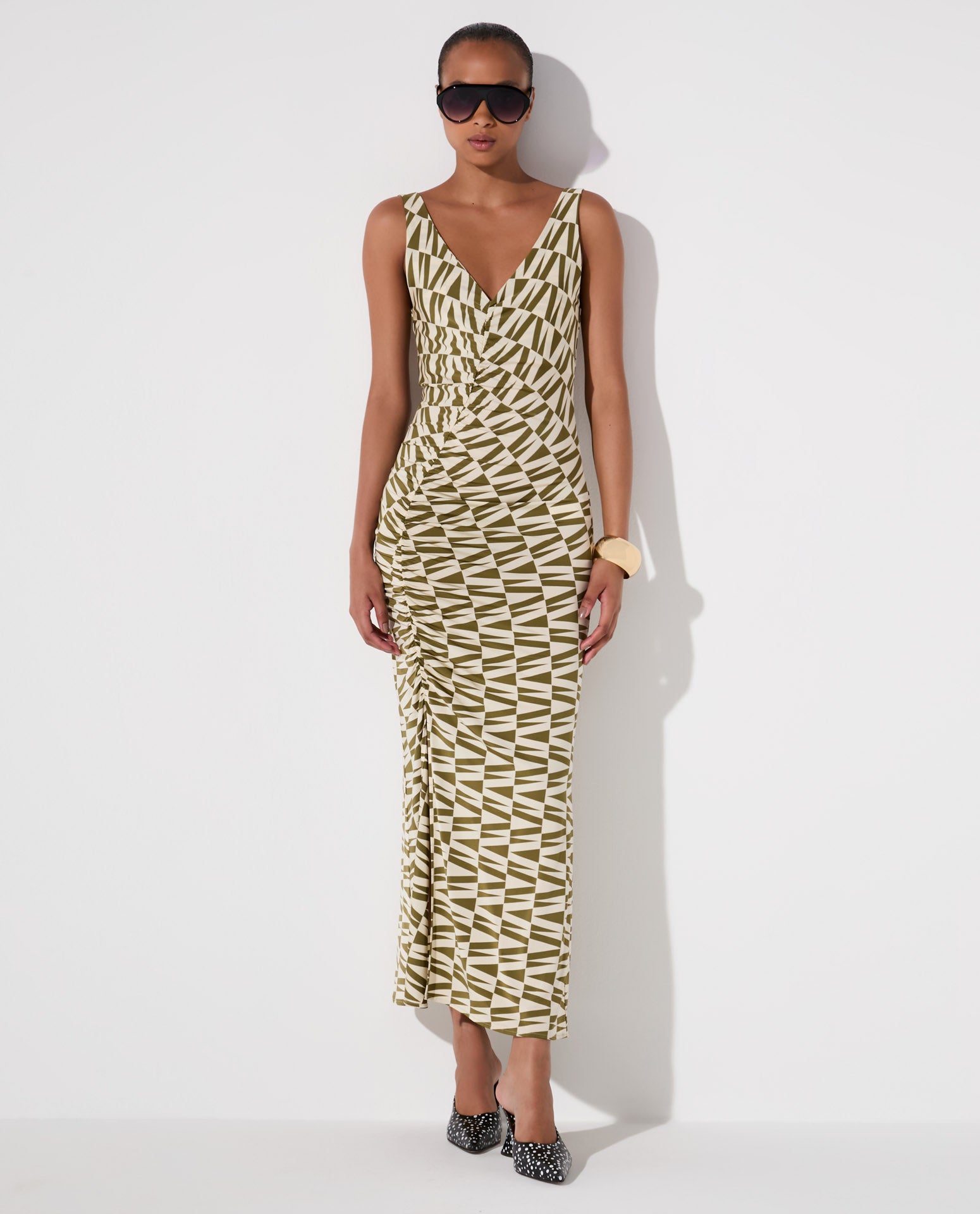 Vestido Lafort Drapeado Demetra Malha