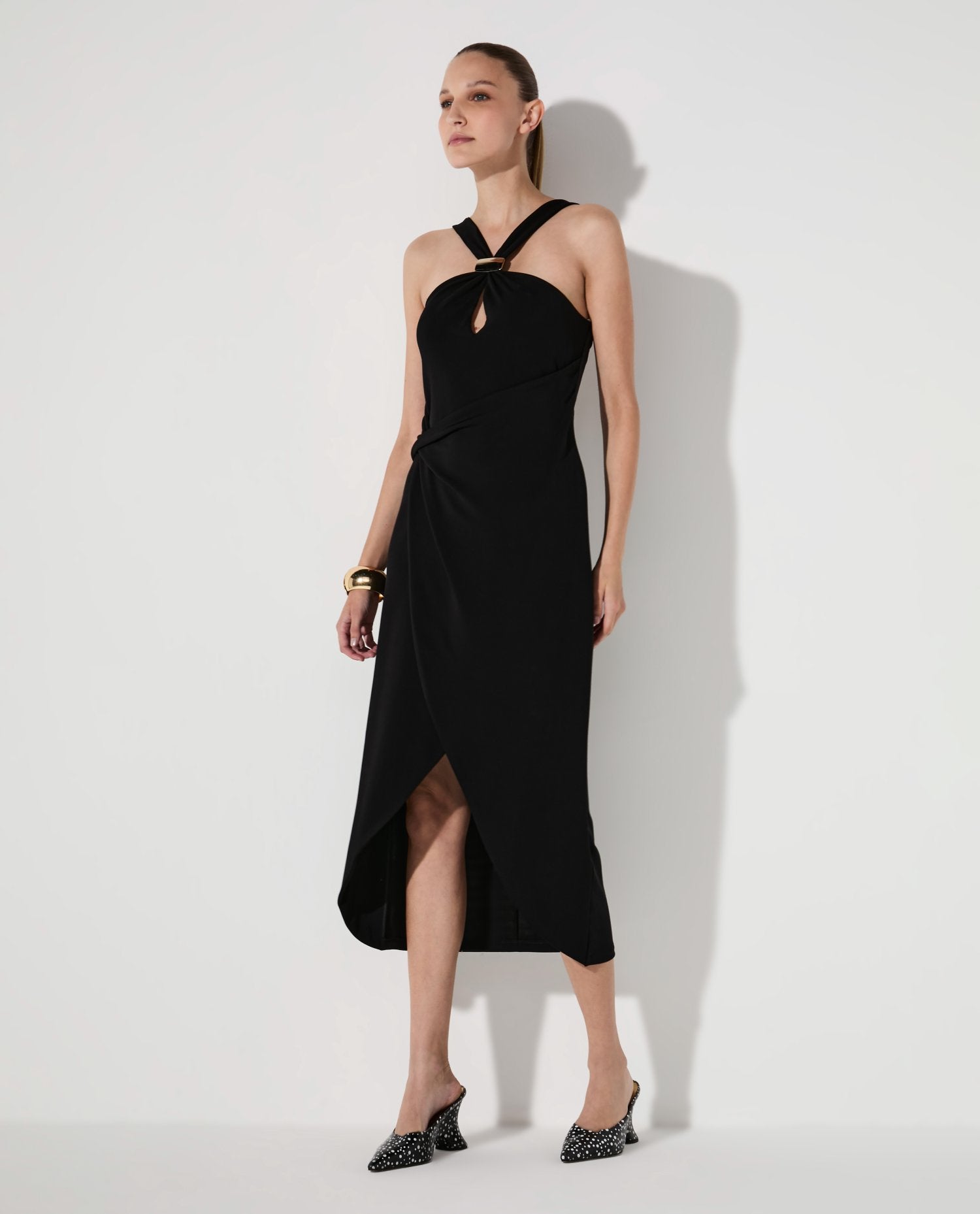Vestido Lafort Com Detalhe Metal Belle Malha