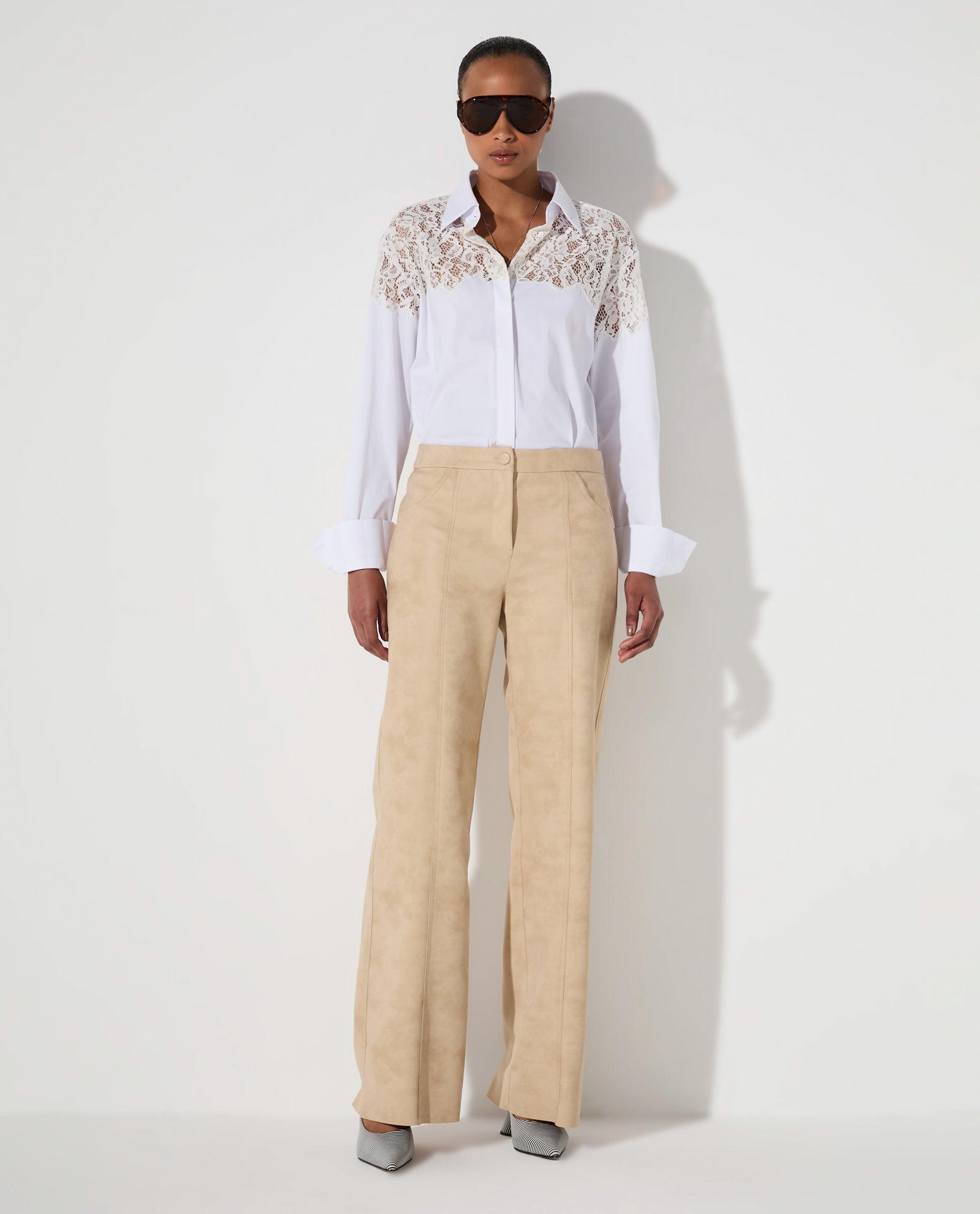 Camisa Lafort Com Renda Valentina Technocotton®