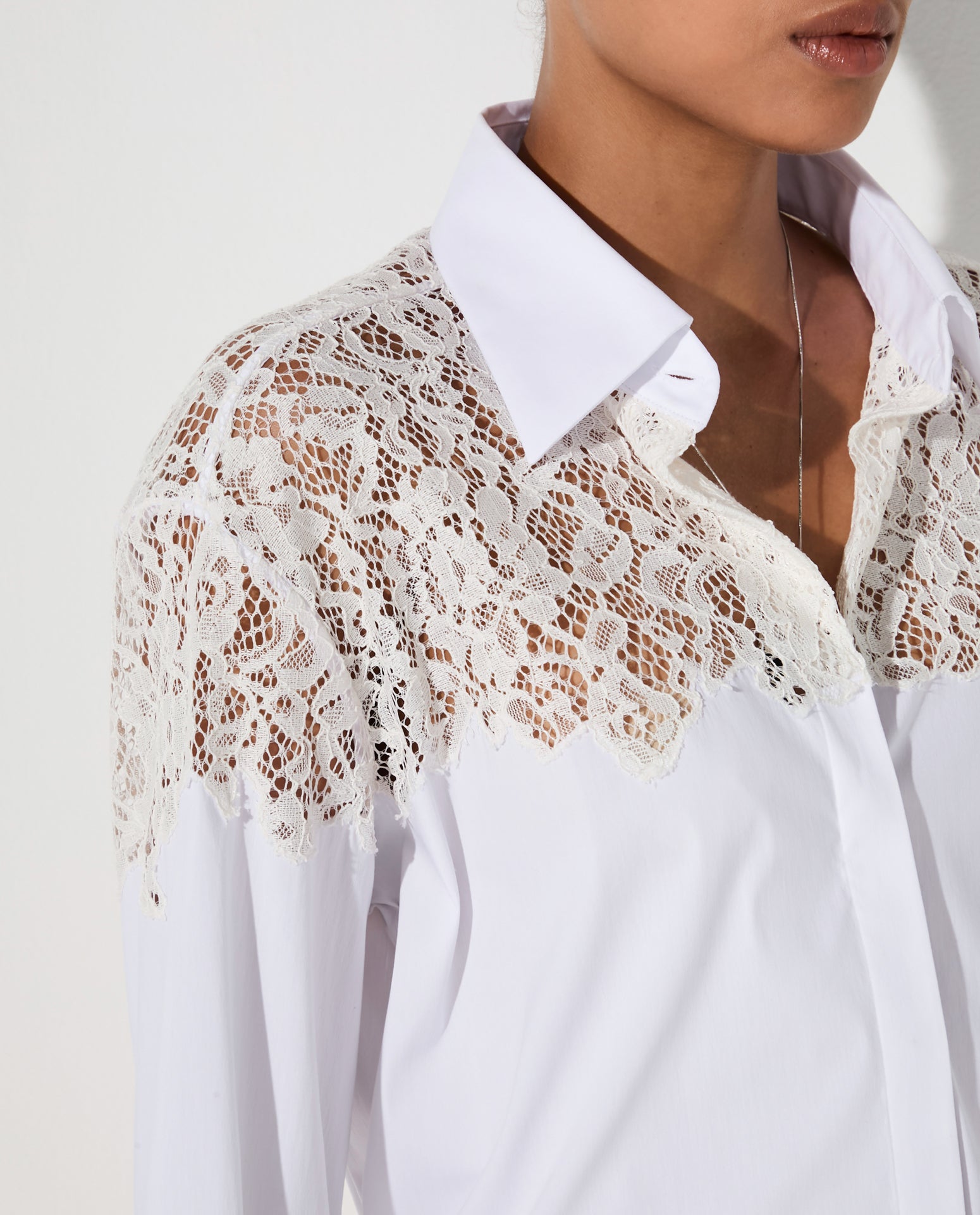 Camisa Lafort Com Renda Valentina Technocotton®