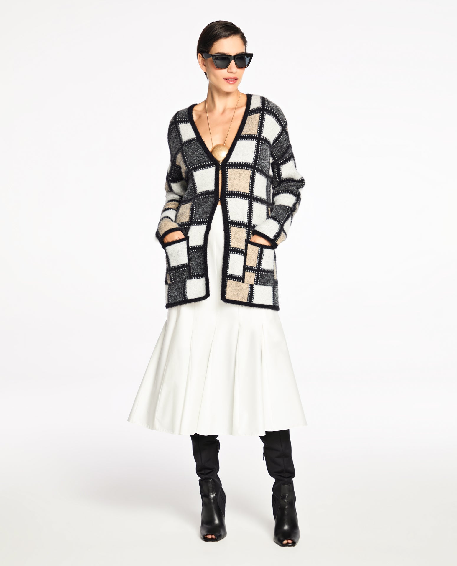 Saia Lafort Midi Melanie High Cotton