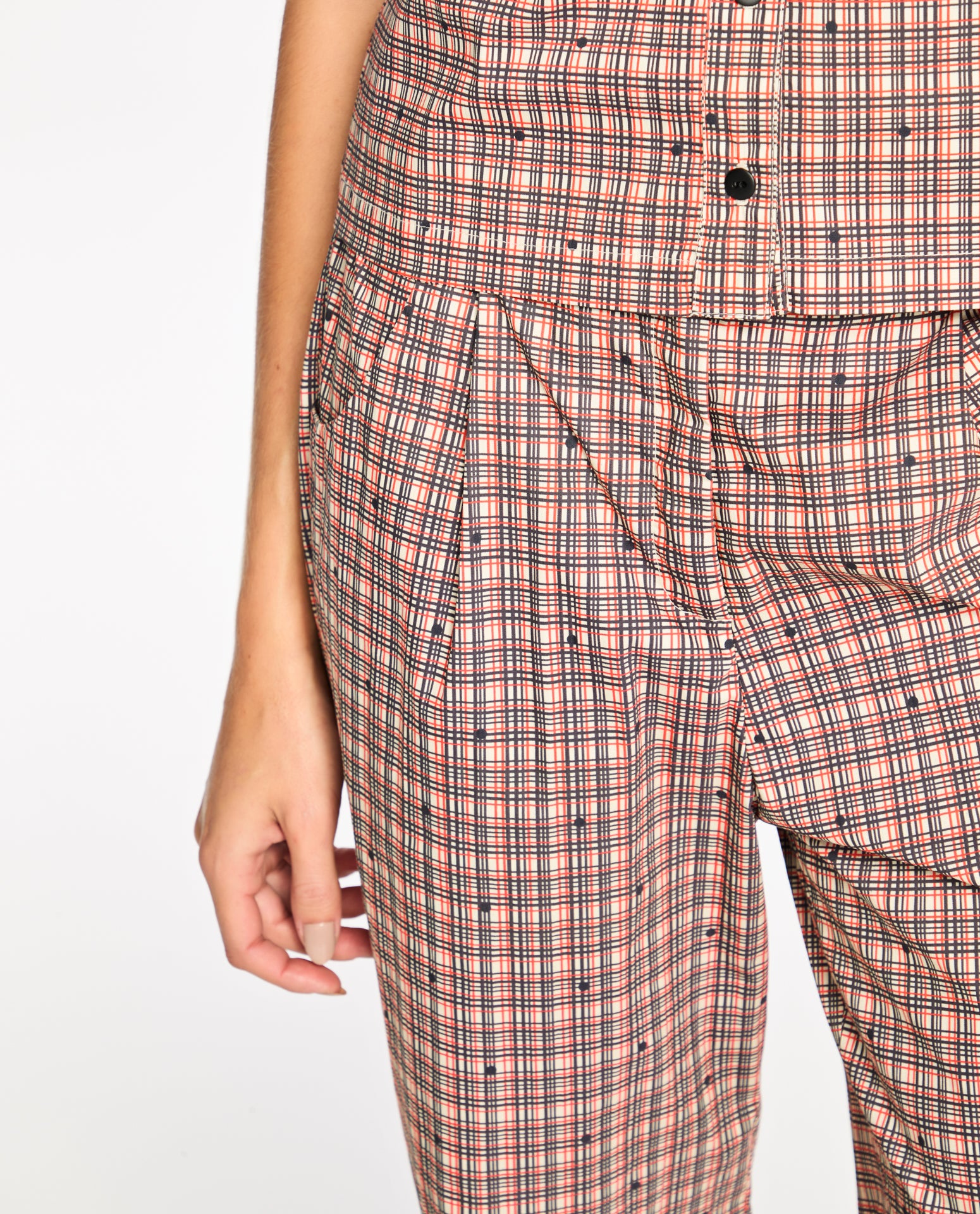 Calça Lafort Slim Tati High Cotton Estampado