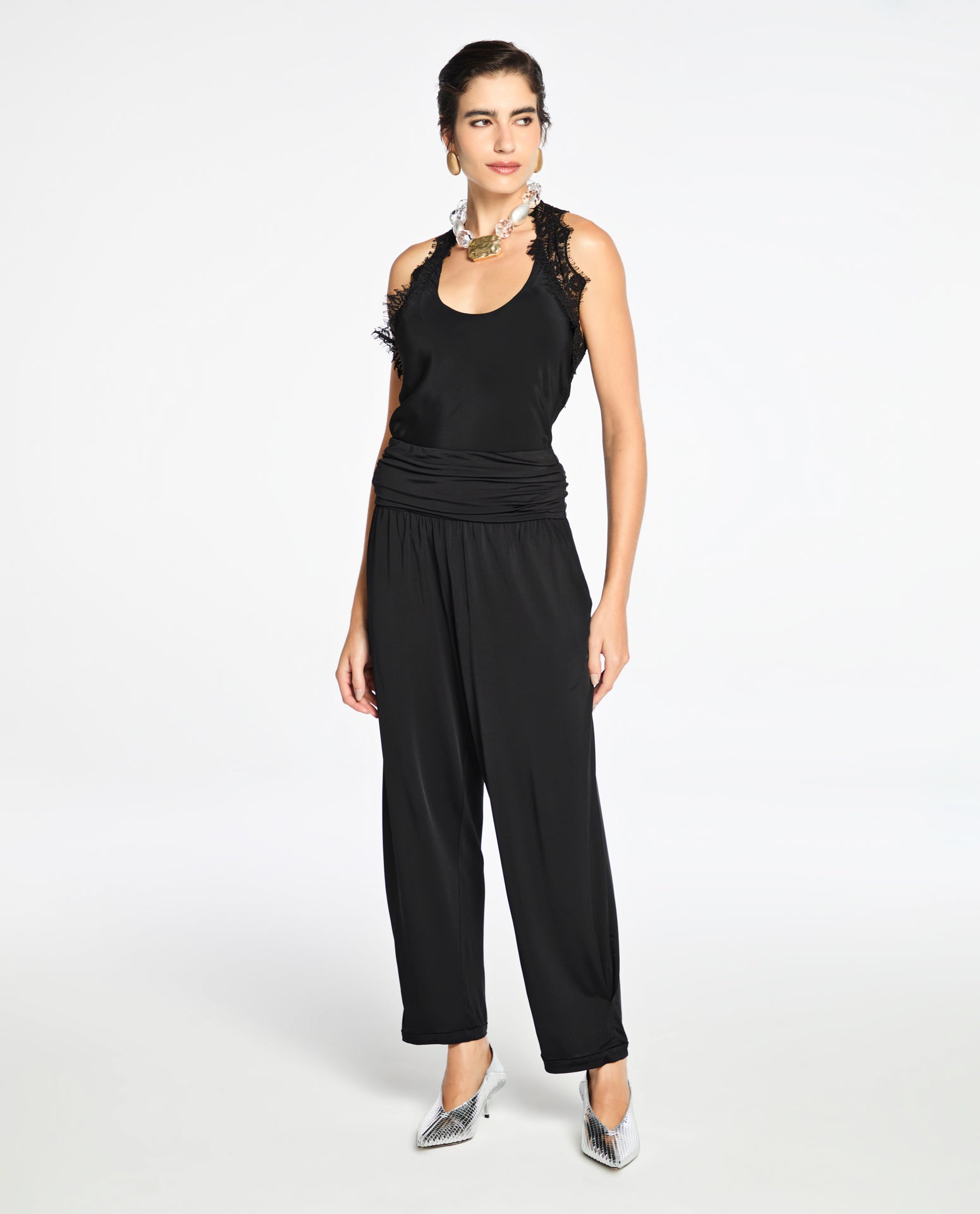 Blusa Lafort Frente Única Babi Crepe Leve