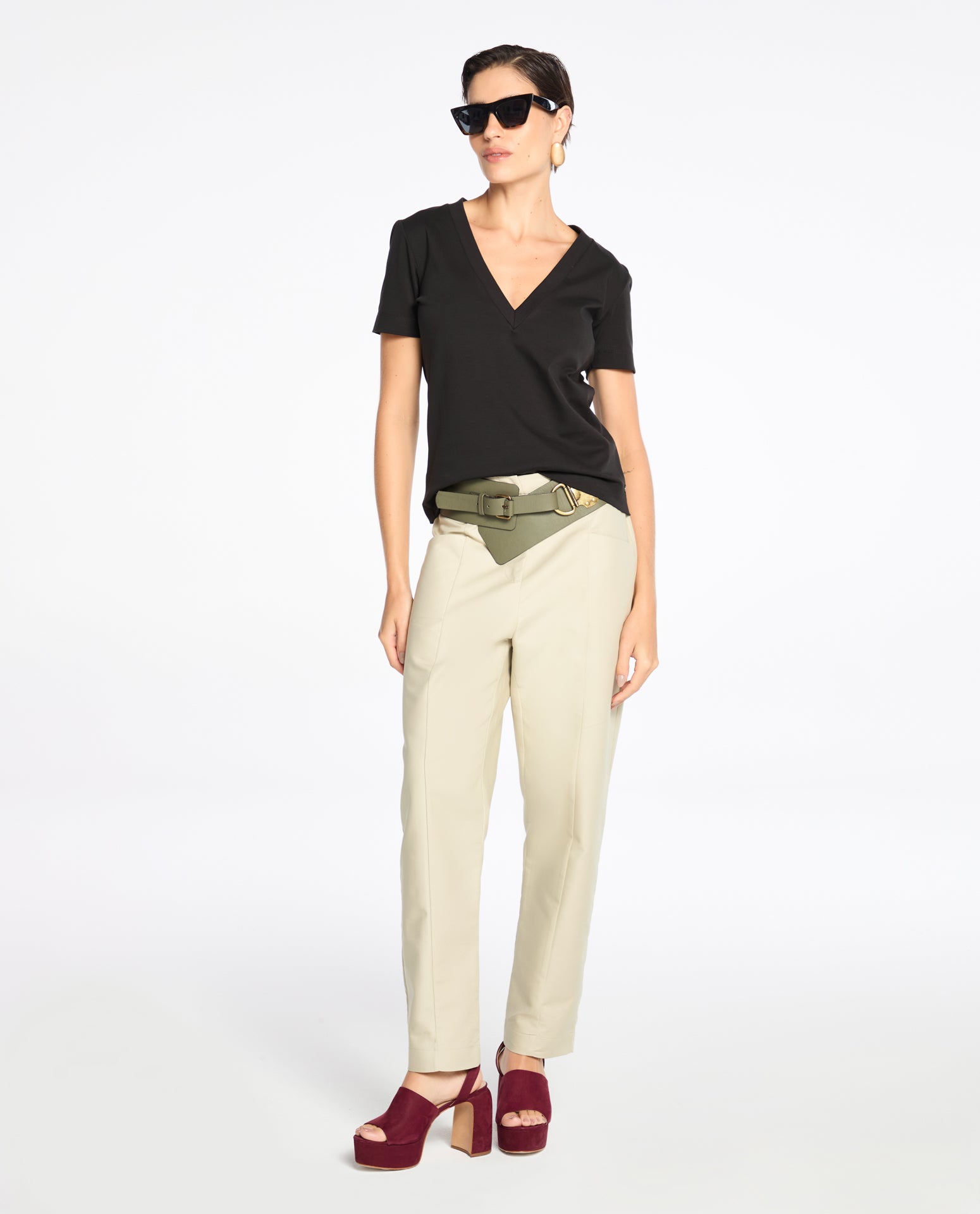 Calça Lafort Recortes Bea Cotton Twill