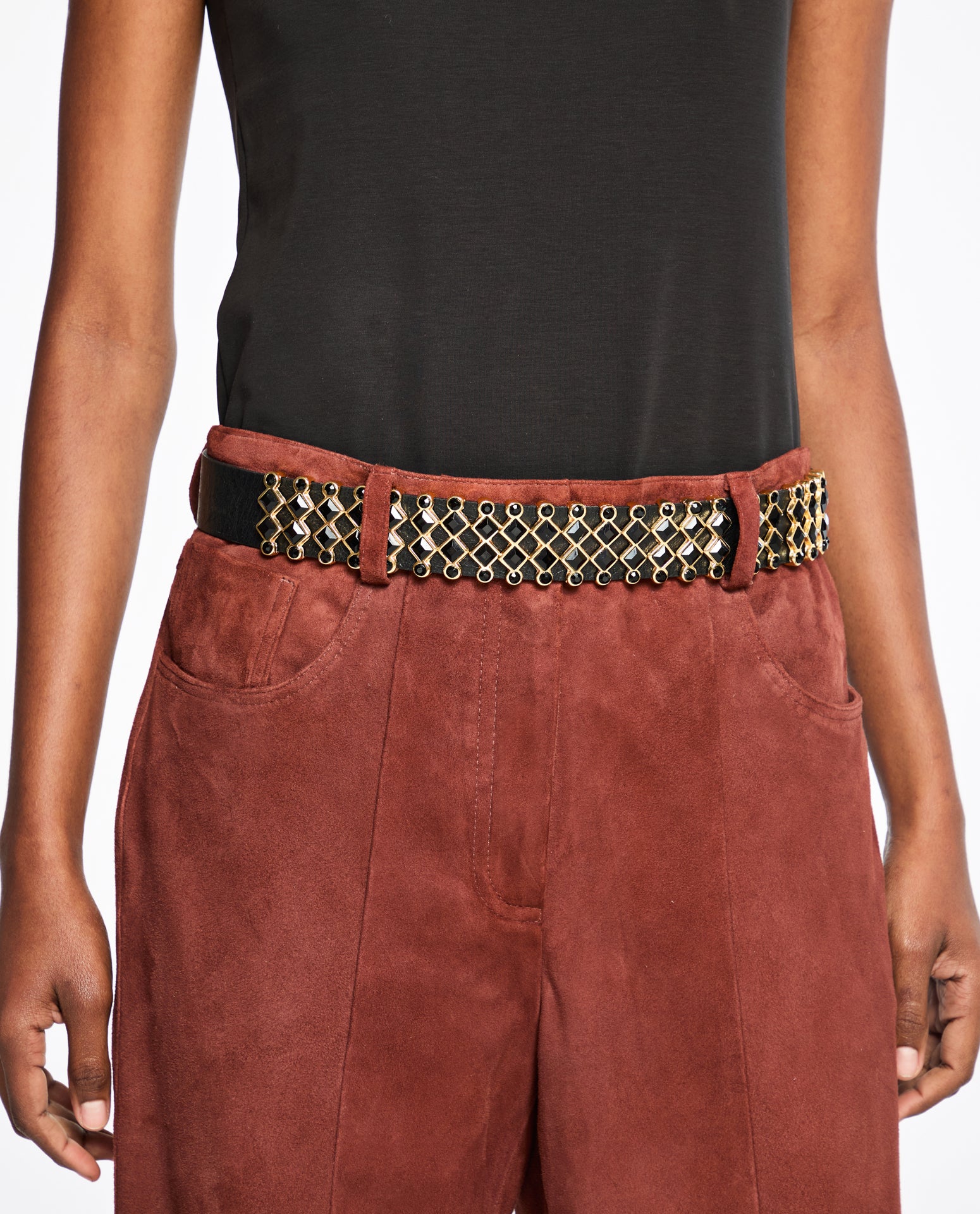 Cinto Lafort Metais Amabel Couro