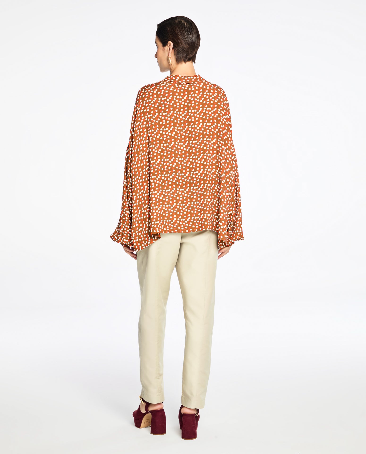 Blusa Lafort Solta Giselda Crepe Leve