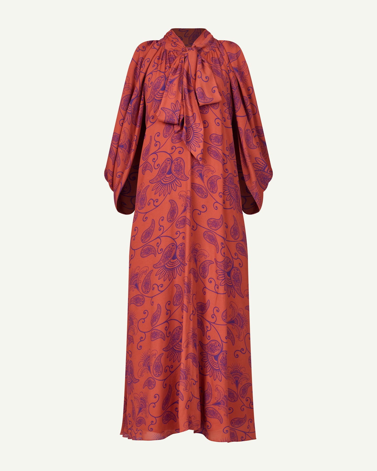 Vestido Lafort Laço Longo Giselda Crepe Leve