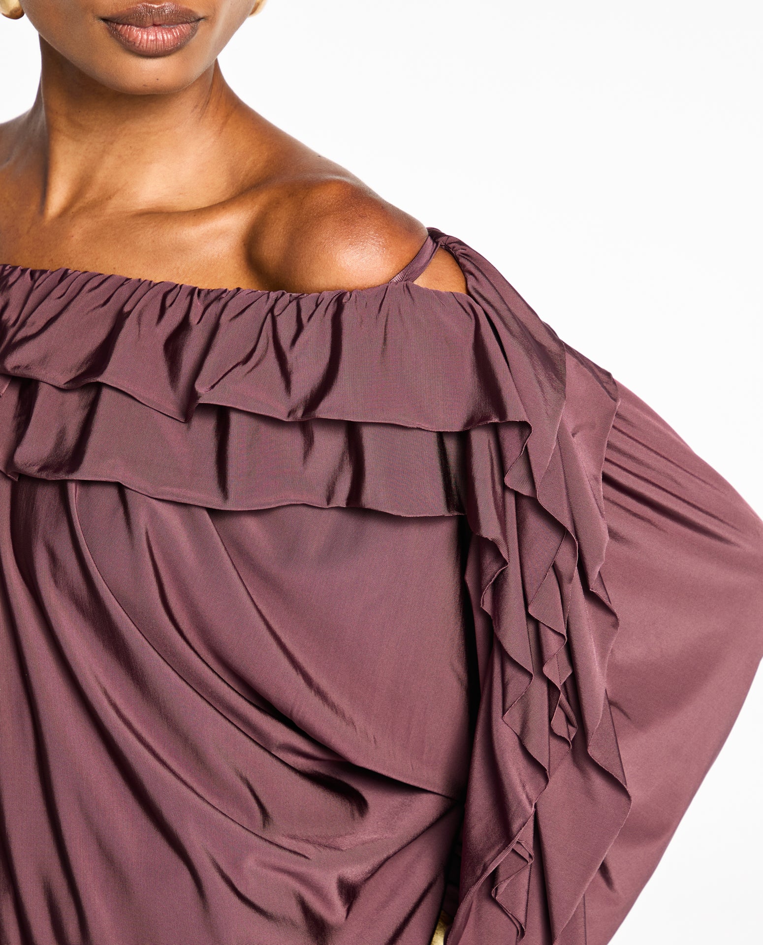 Blusa Lafort Babados Izza Jersey